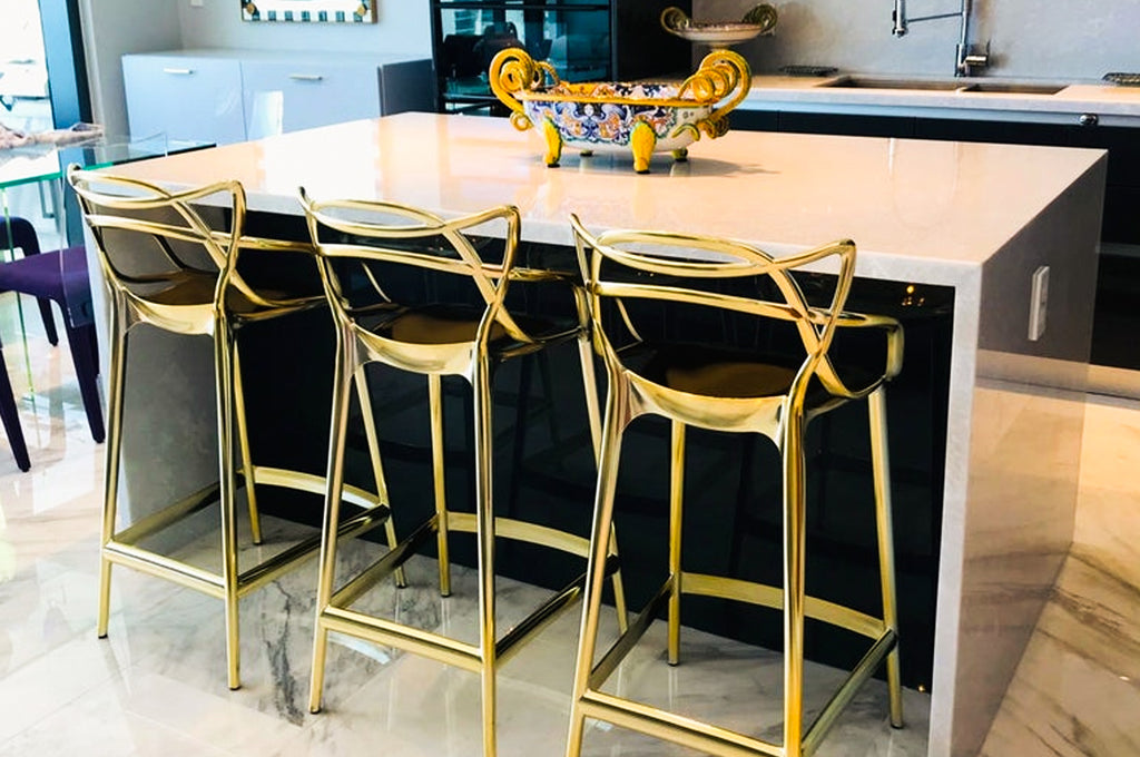 Kartell masters on sale chair gold