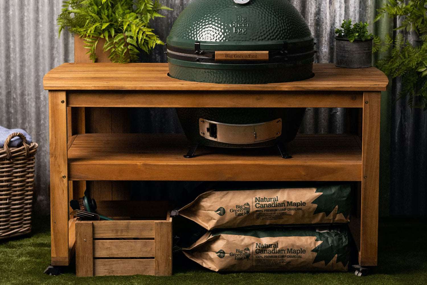 Big Green Egg Eucalyptus Table