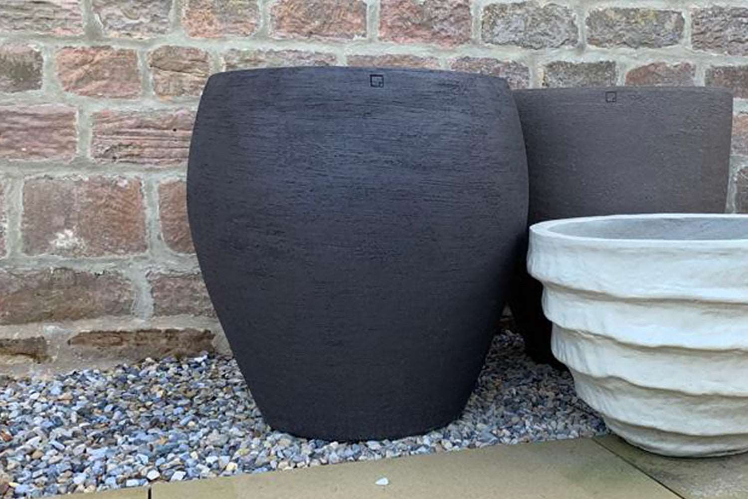 Atelier Vierkant Planter DM80Z Black (IN STOCK)