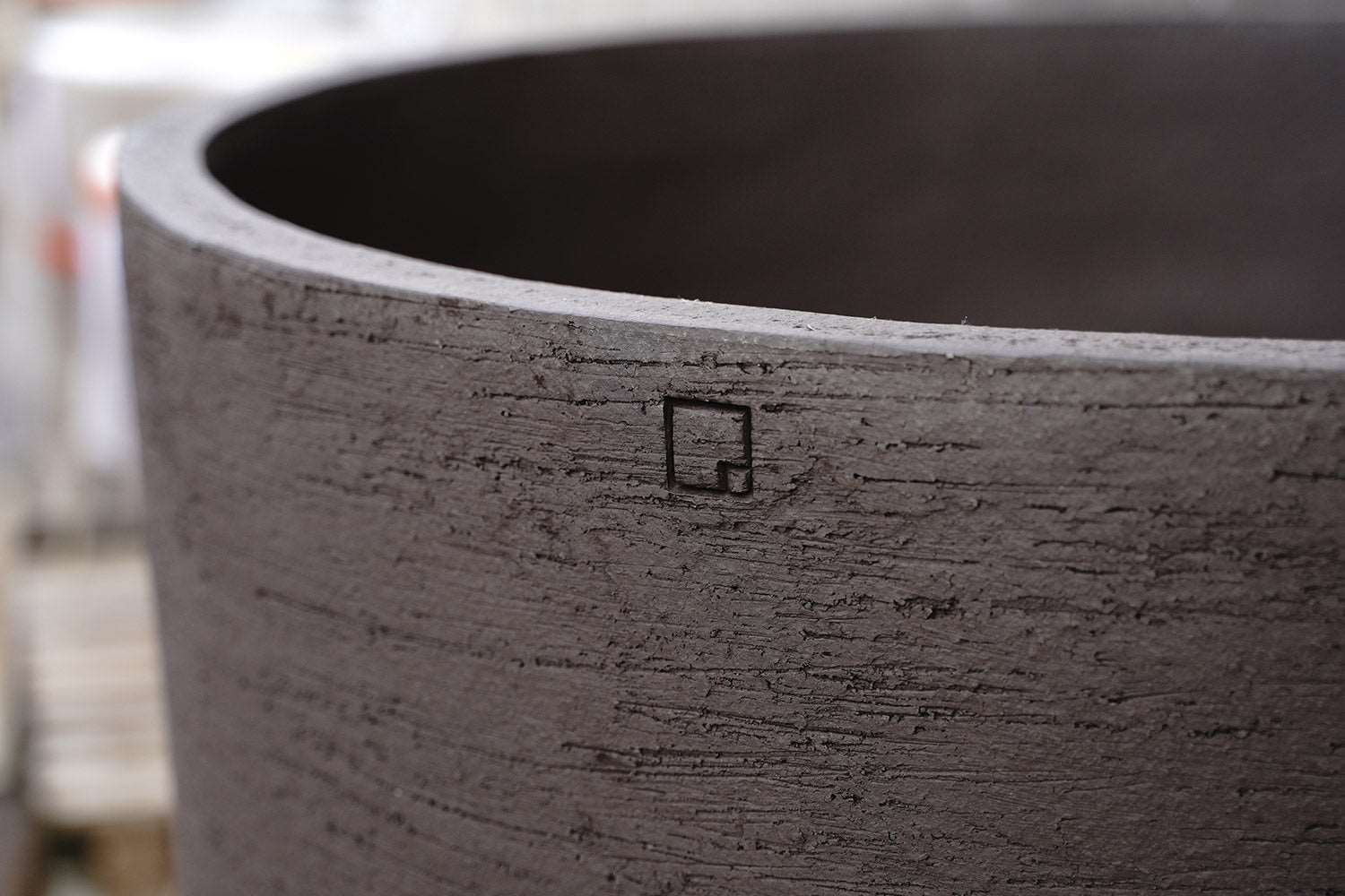 Atelier Vierkant Planter AU100Z Black (IN STOCK)