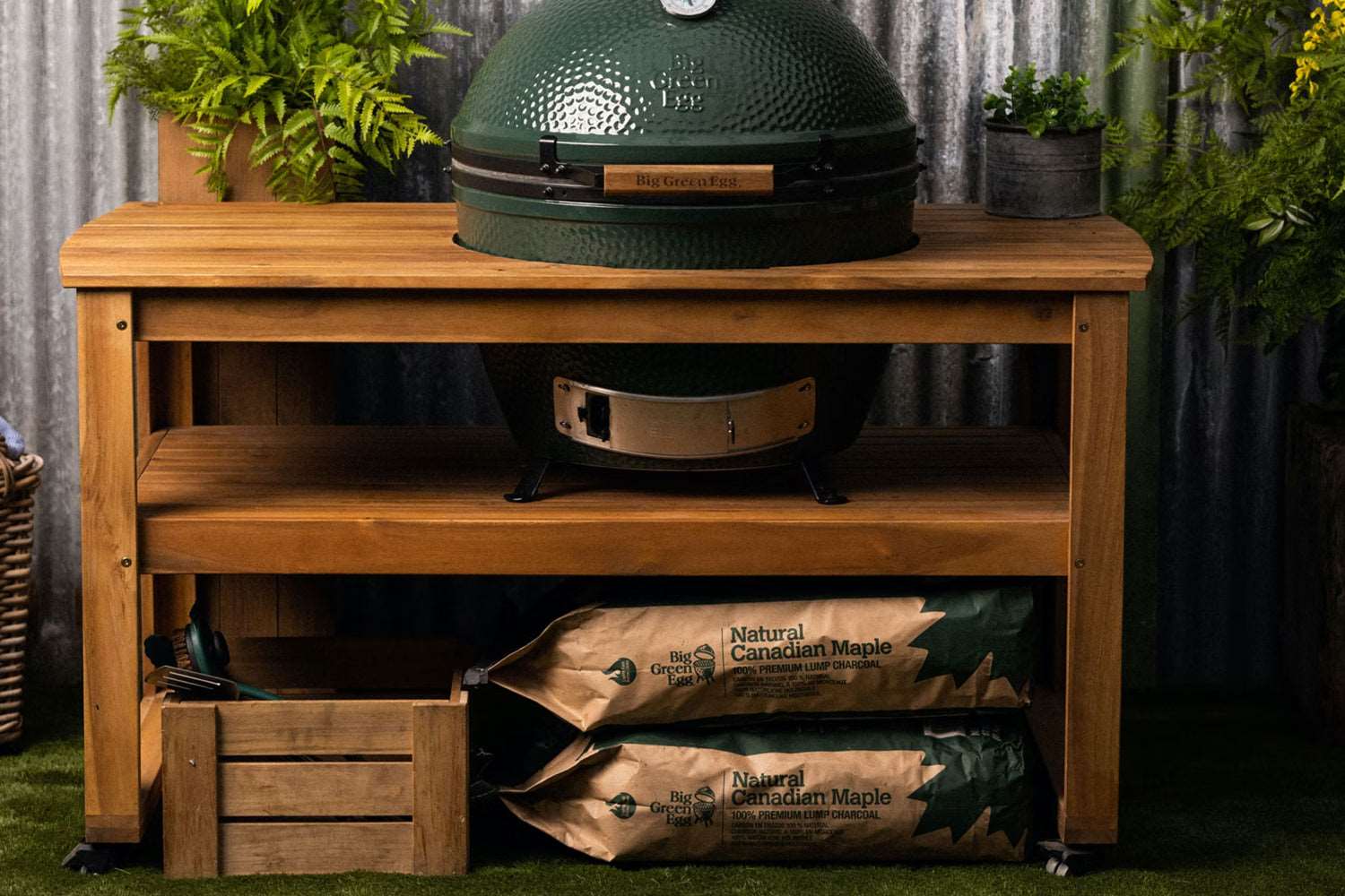 Big Green Egg Eucalyptus Table