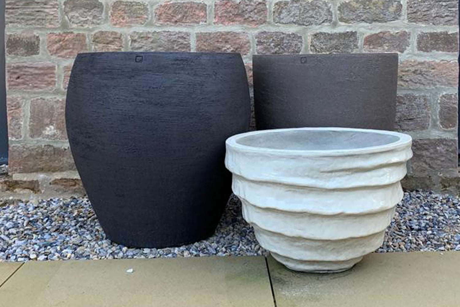 Atelier Vierkant Planter DM80Z Black (IN STOCK)