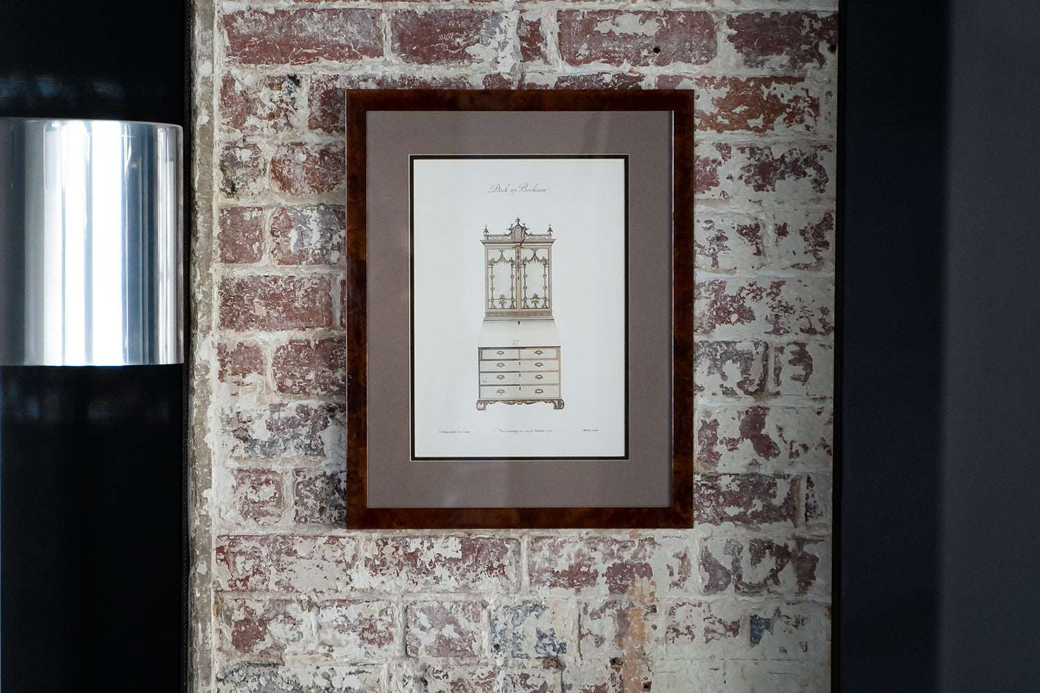 Architectural Print - Desk and Bookcase V1