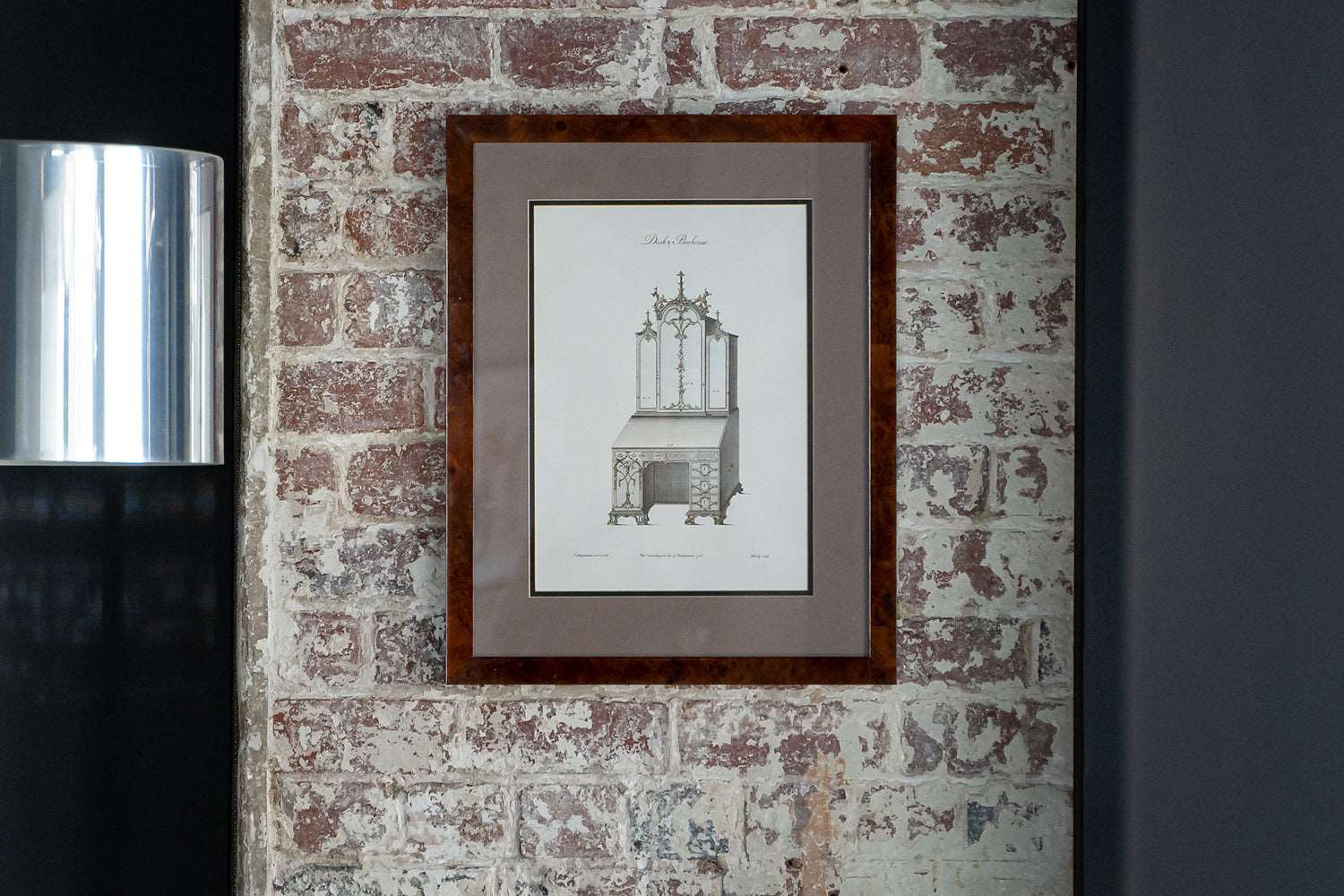 Architectural Print - Desk and Bookcase V2