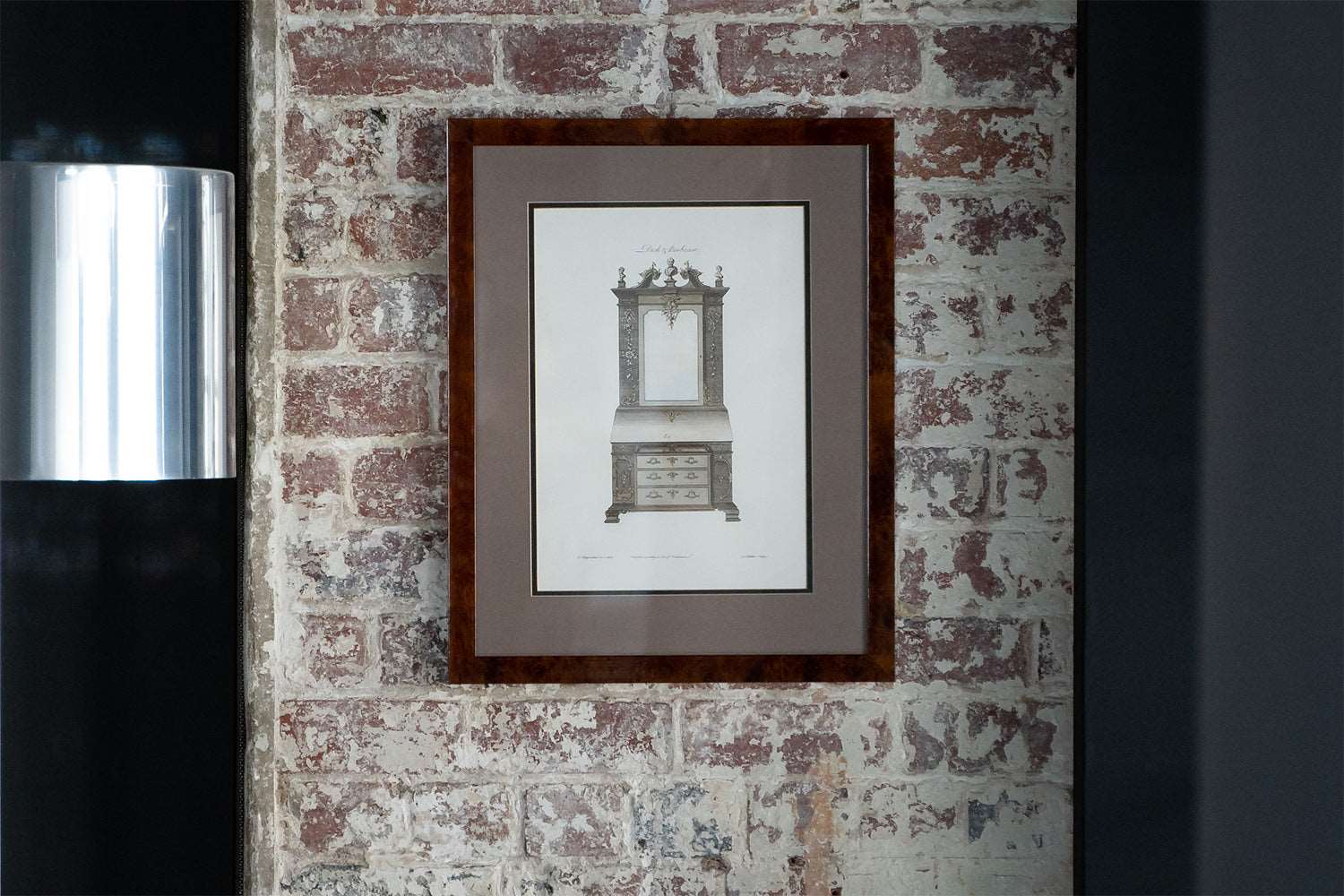 Architectural Print - Desk and Bookcase V3