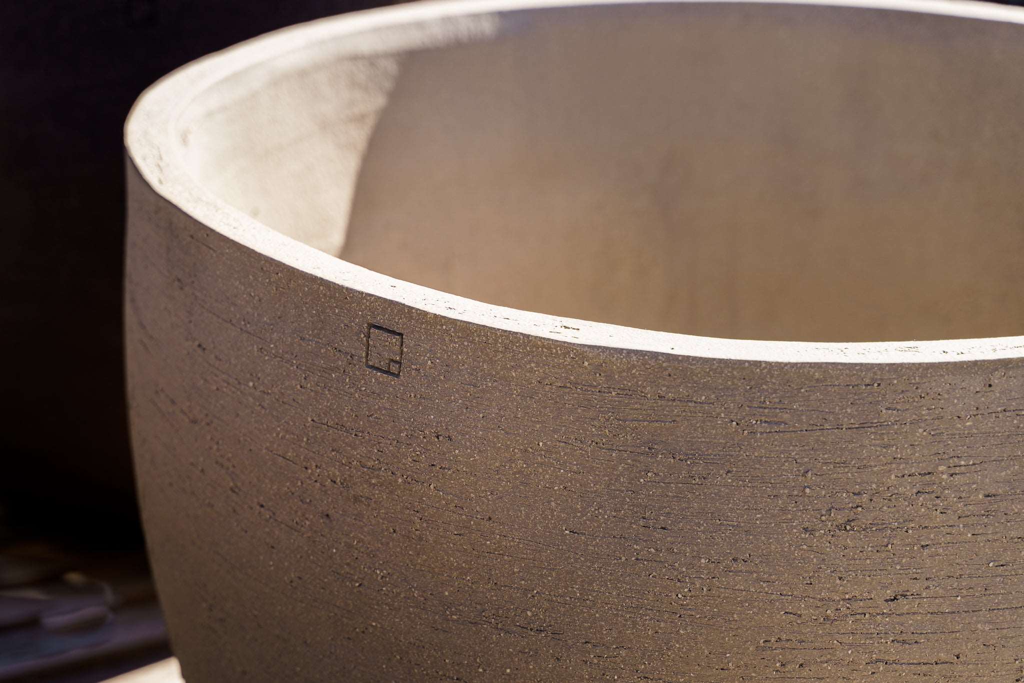 Atelier Vierkant Planter U90W White (OUT OF STOCK)