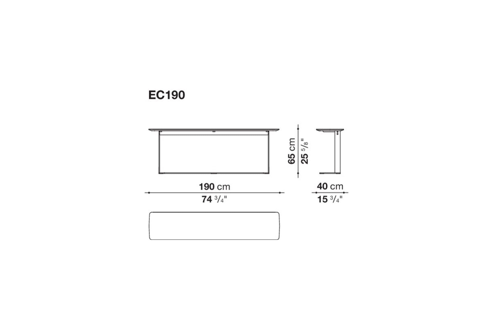 (SOLD) B&B Italia Eileen Console Table