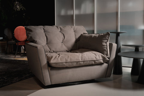 Baxter Sorrento Swivel Armchair – Stephen Neall Interiors Shop
