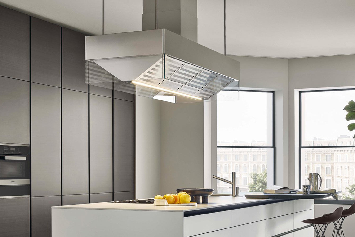 Ex-Display Poliform Dual Engine Work Island Hood