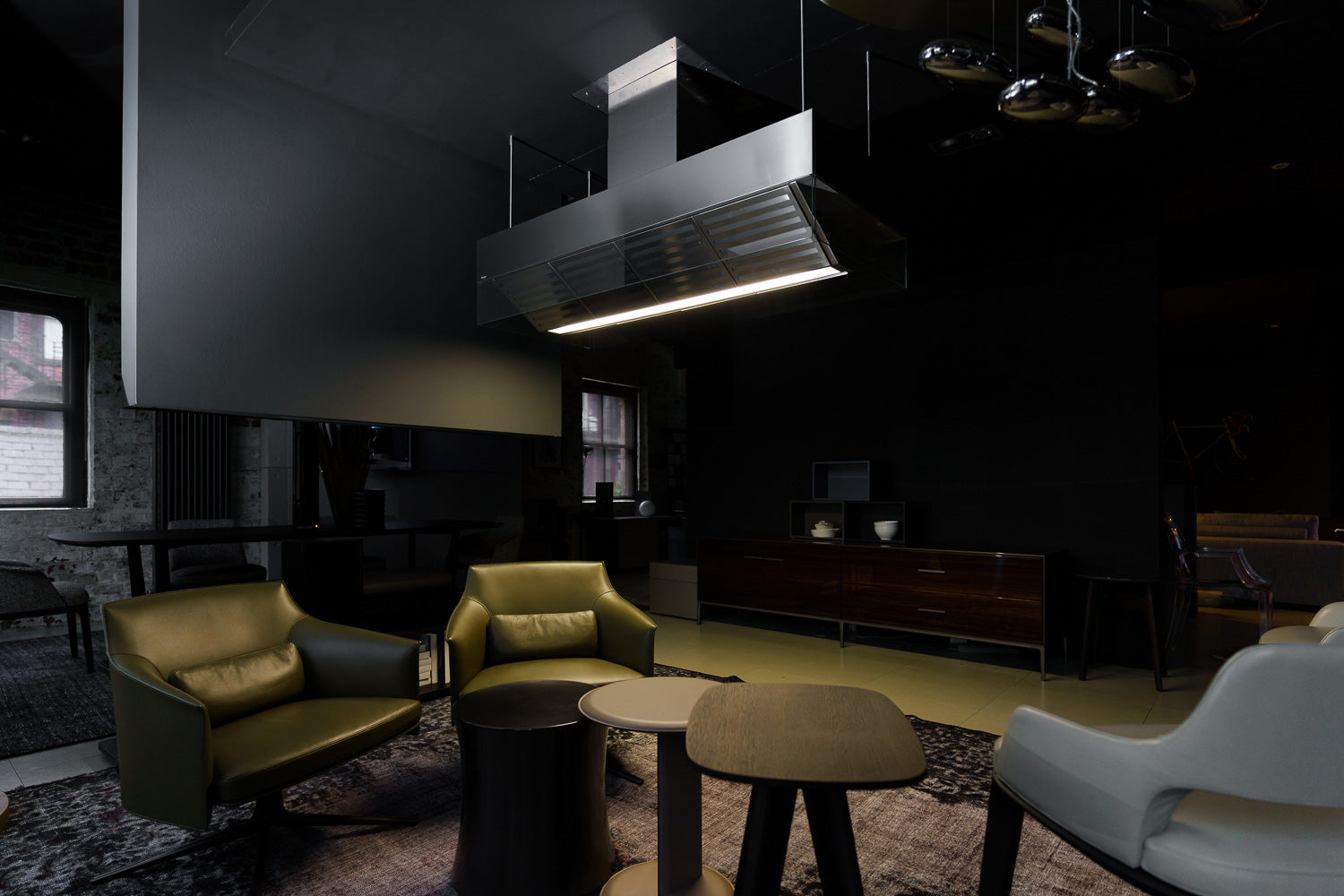 Ex-Display Poliform Dual Engine Work Island Hood