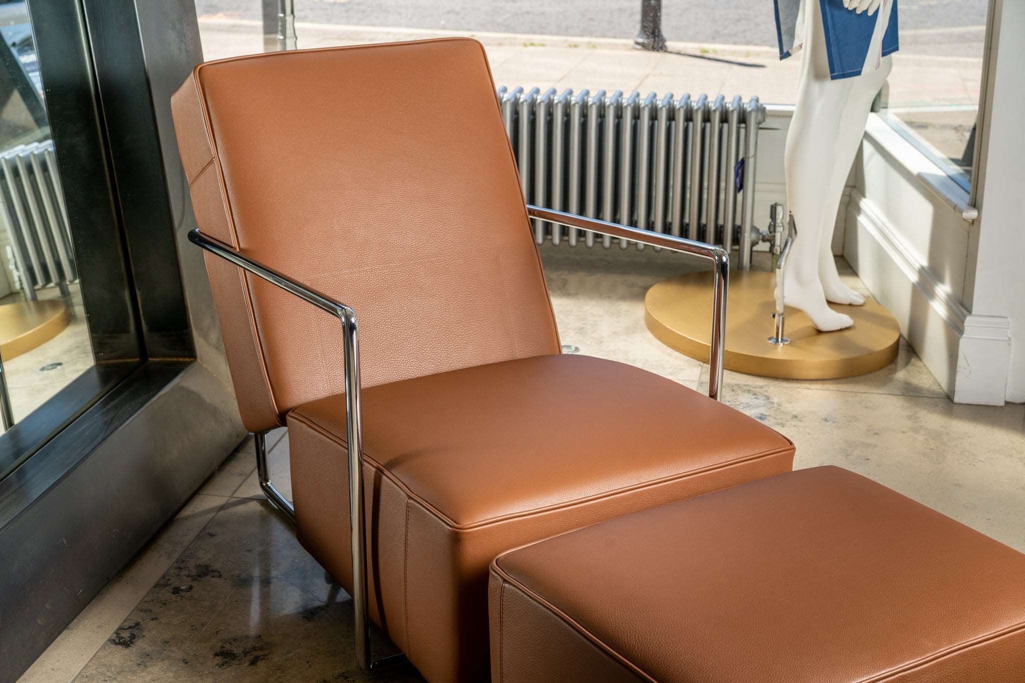 Flexform A.B.C Reclining Armchair with Footstool