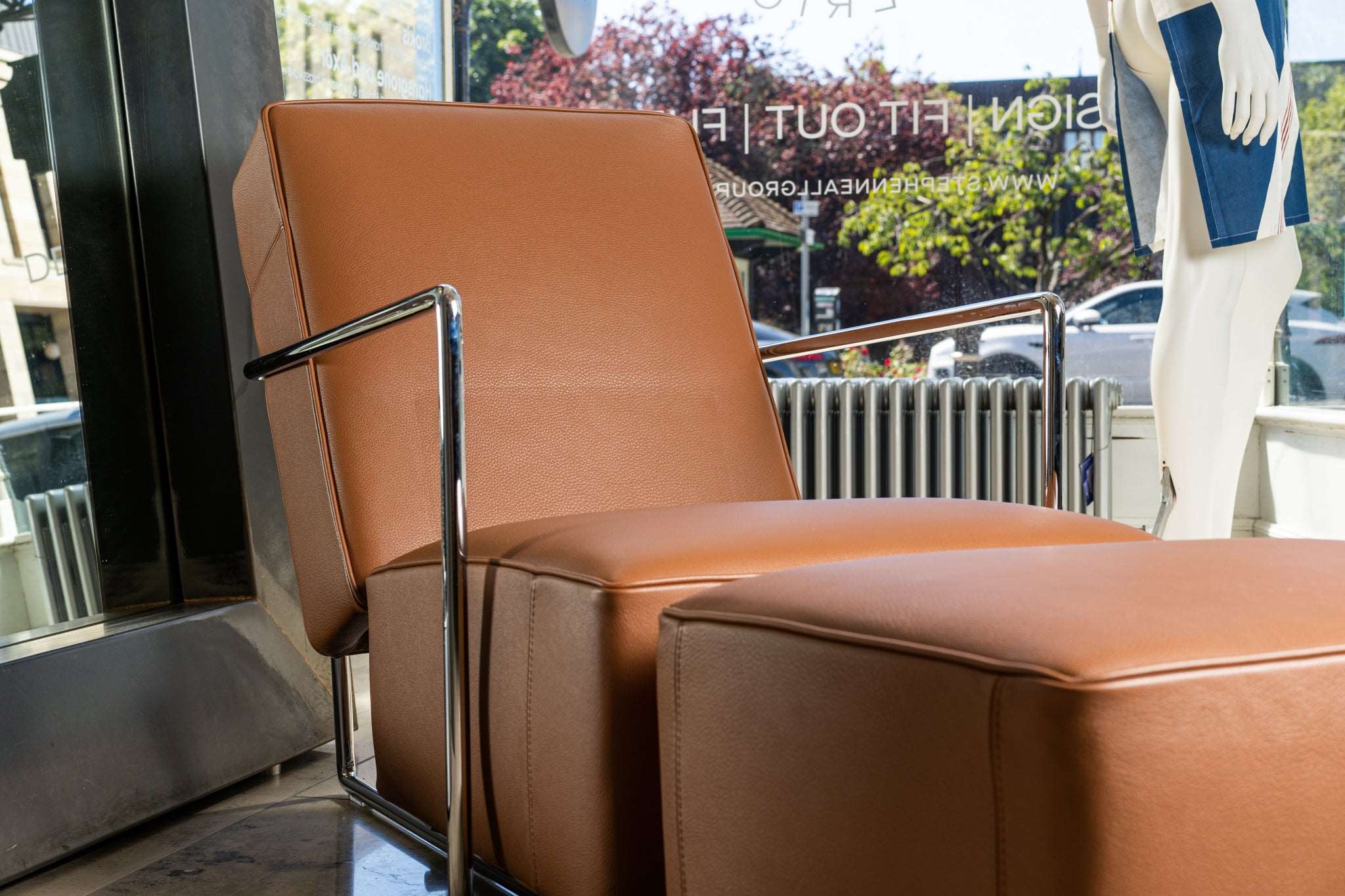 Flexform A.B.C Reclining Armchair with Footstool