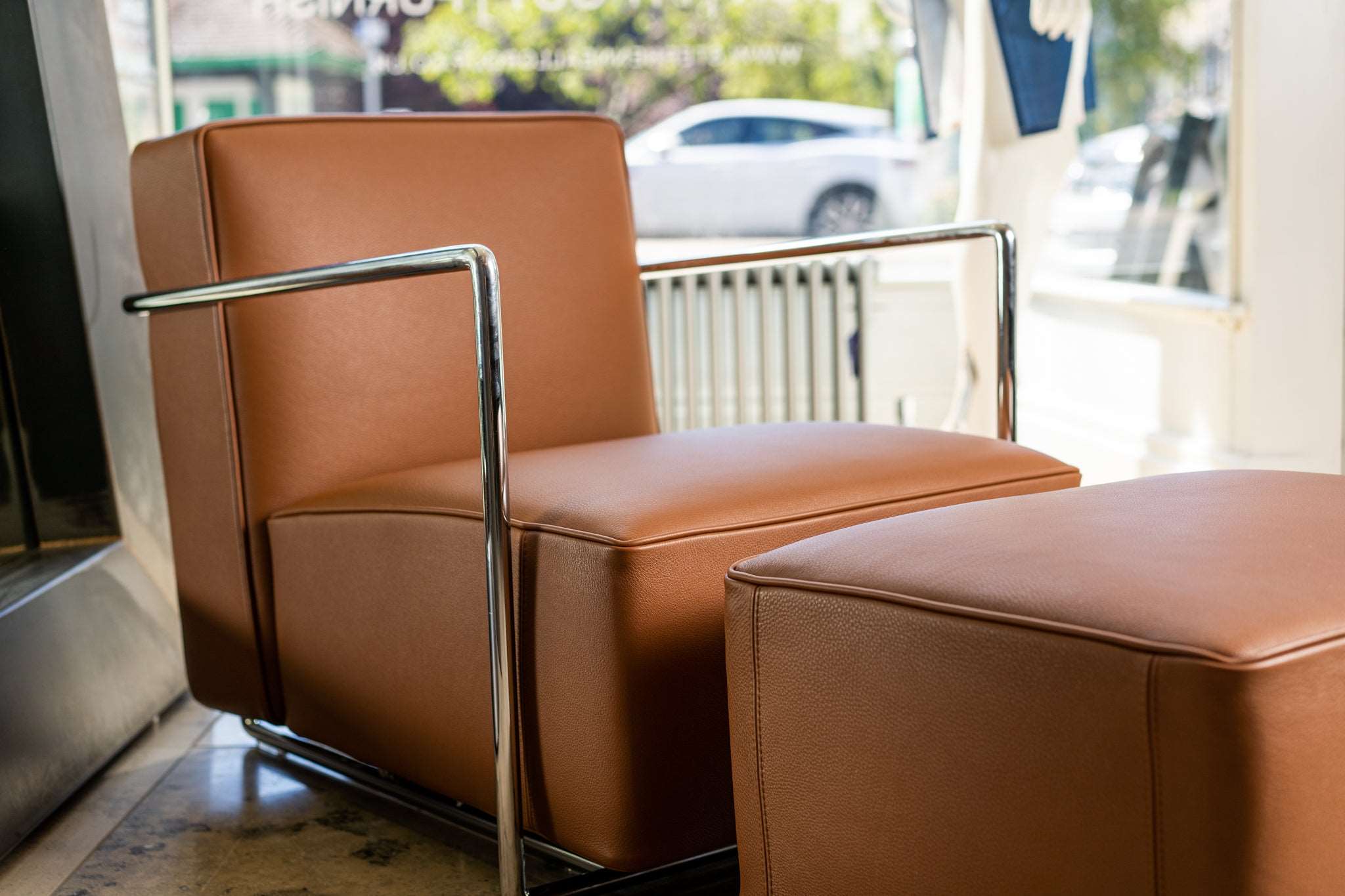 Flexform A.B.C Reclining Armchair with Footstool