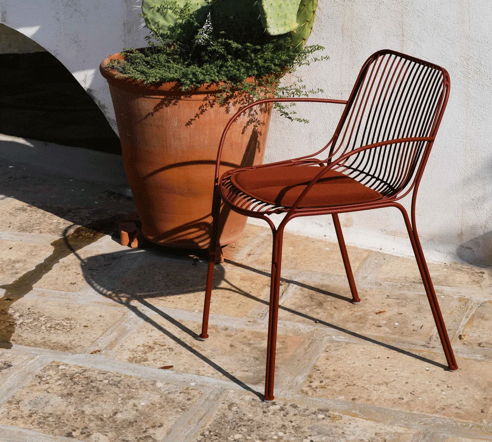 Kartell Hiray small armchair with cushion