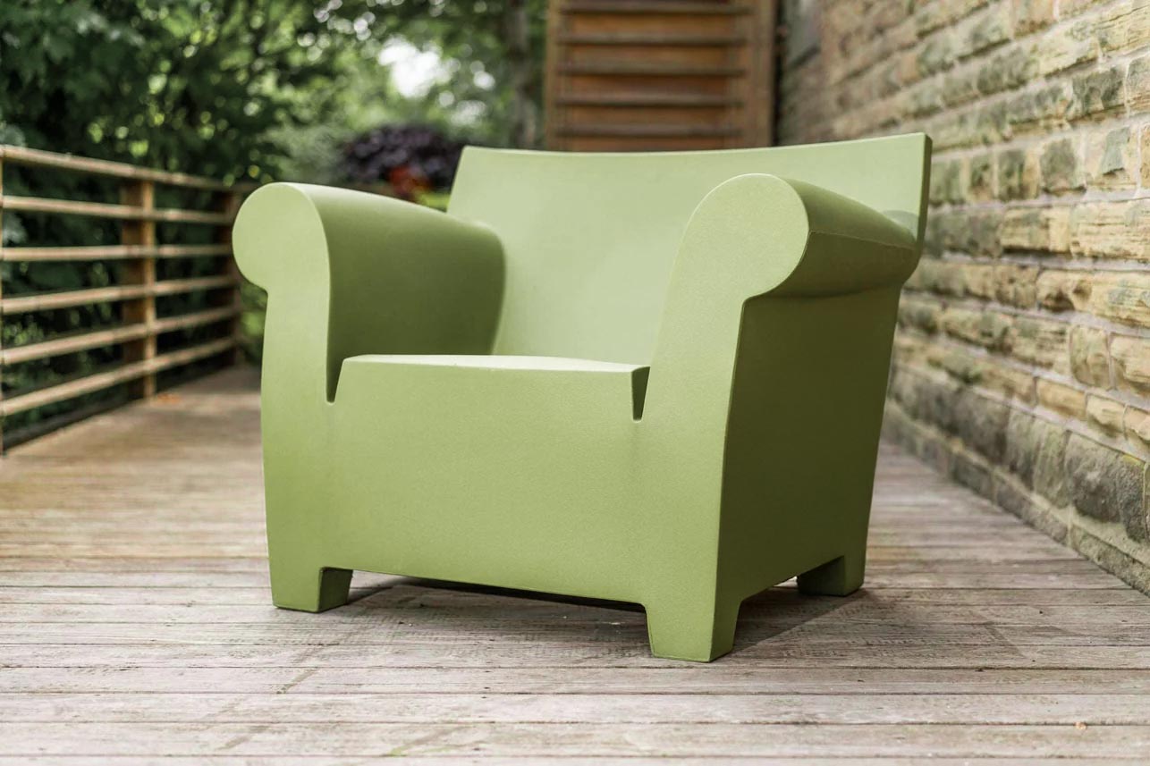 Ex-Display Kartell Bubble Club Armchair - Green