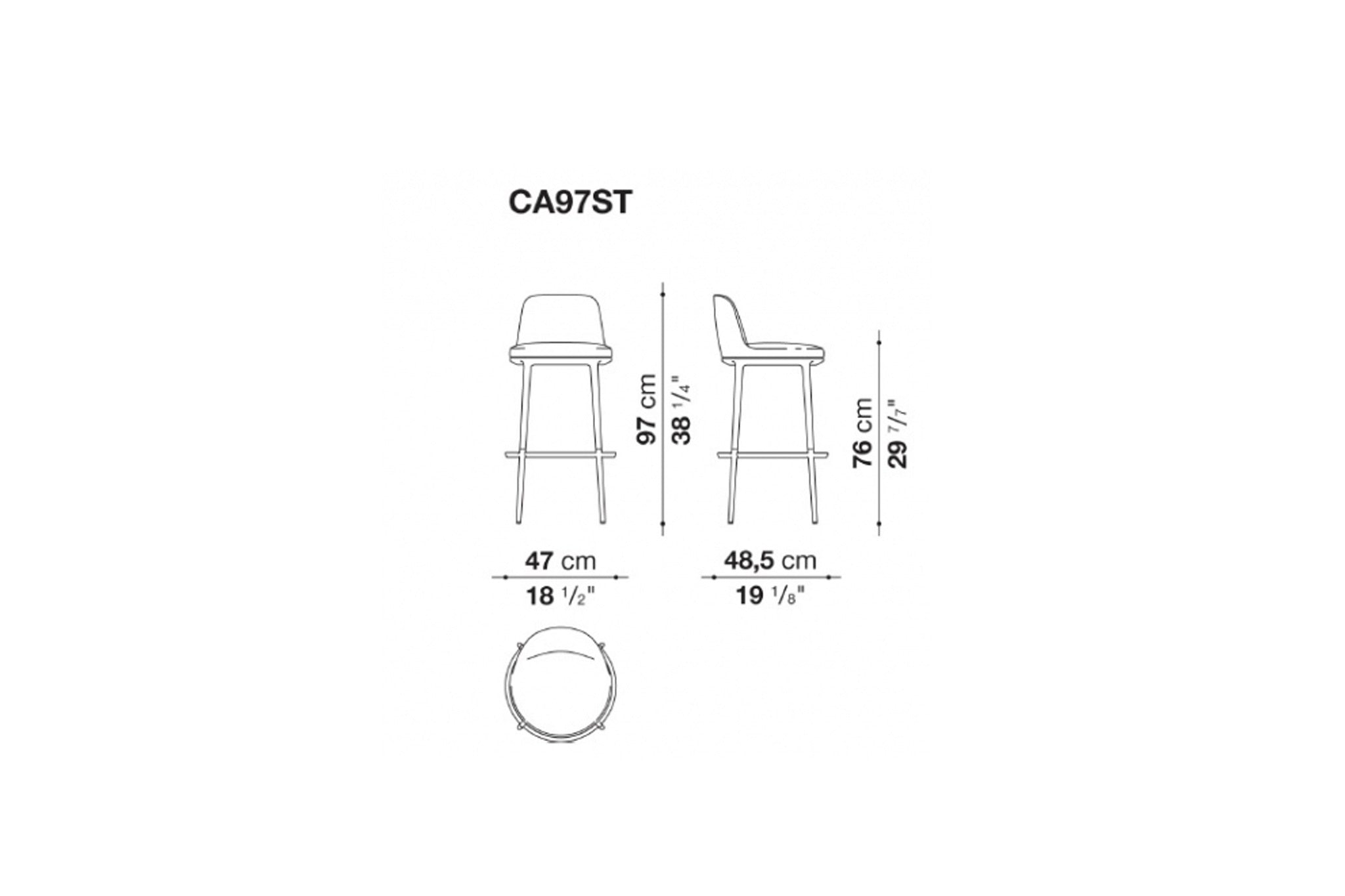 Maxalto Caratos Stool