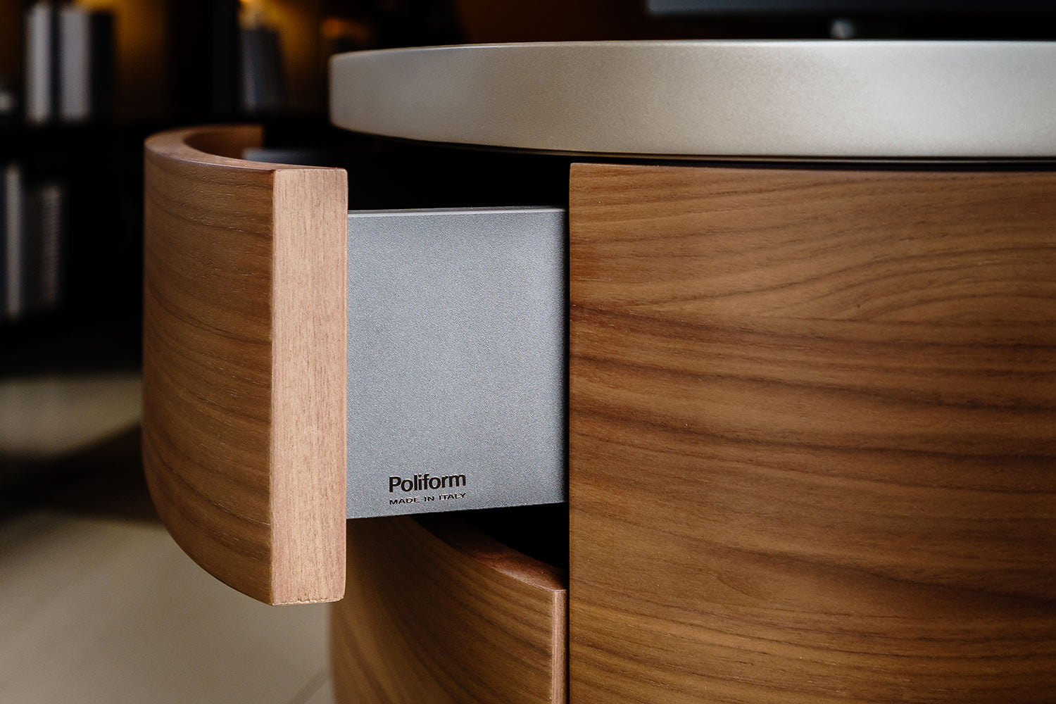 (SOLD) Poliform Gentleman Bedside Table