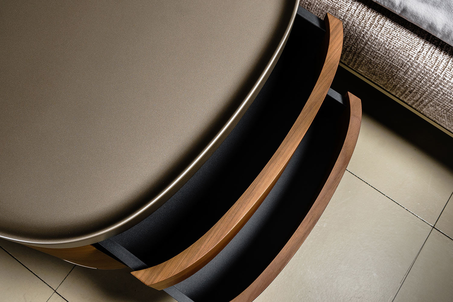 (SOLD) Poliform Gentleman Bedside Table