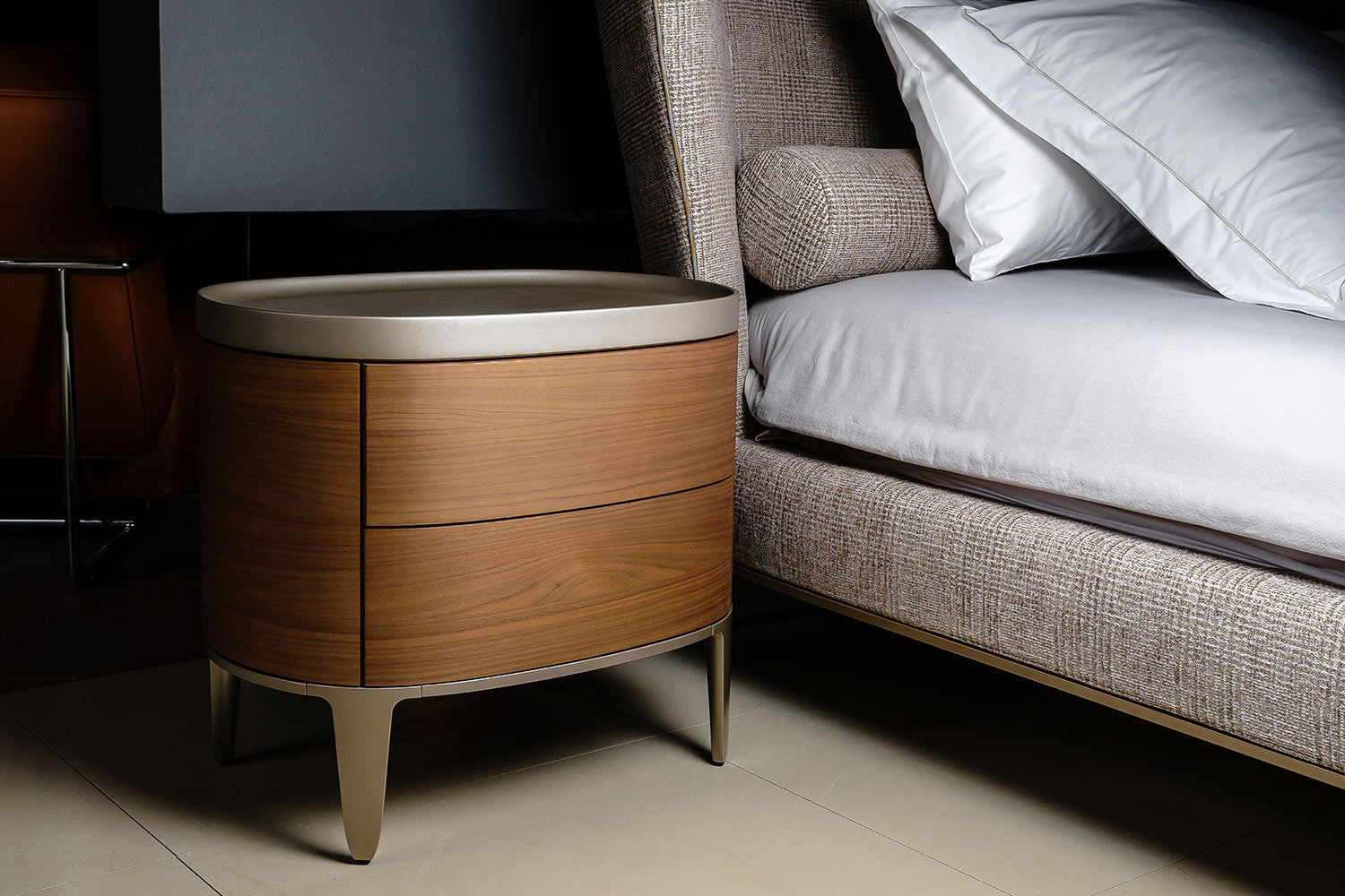 (SOLD) Poliform Gentleman Bedside Table