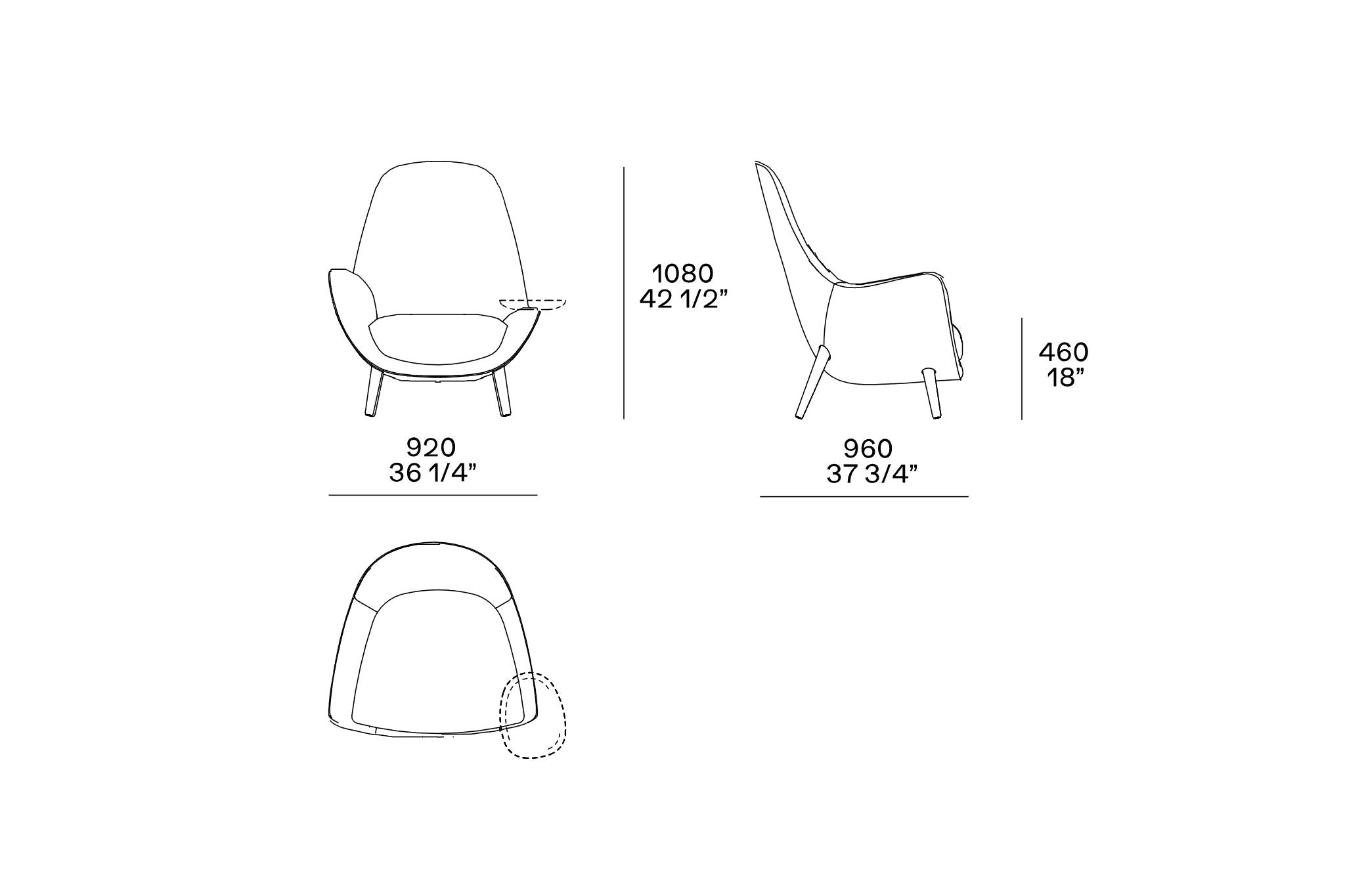 Poliform Mad King Armchair