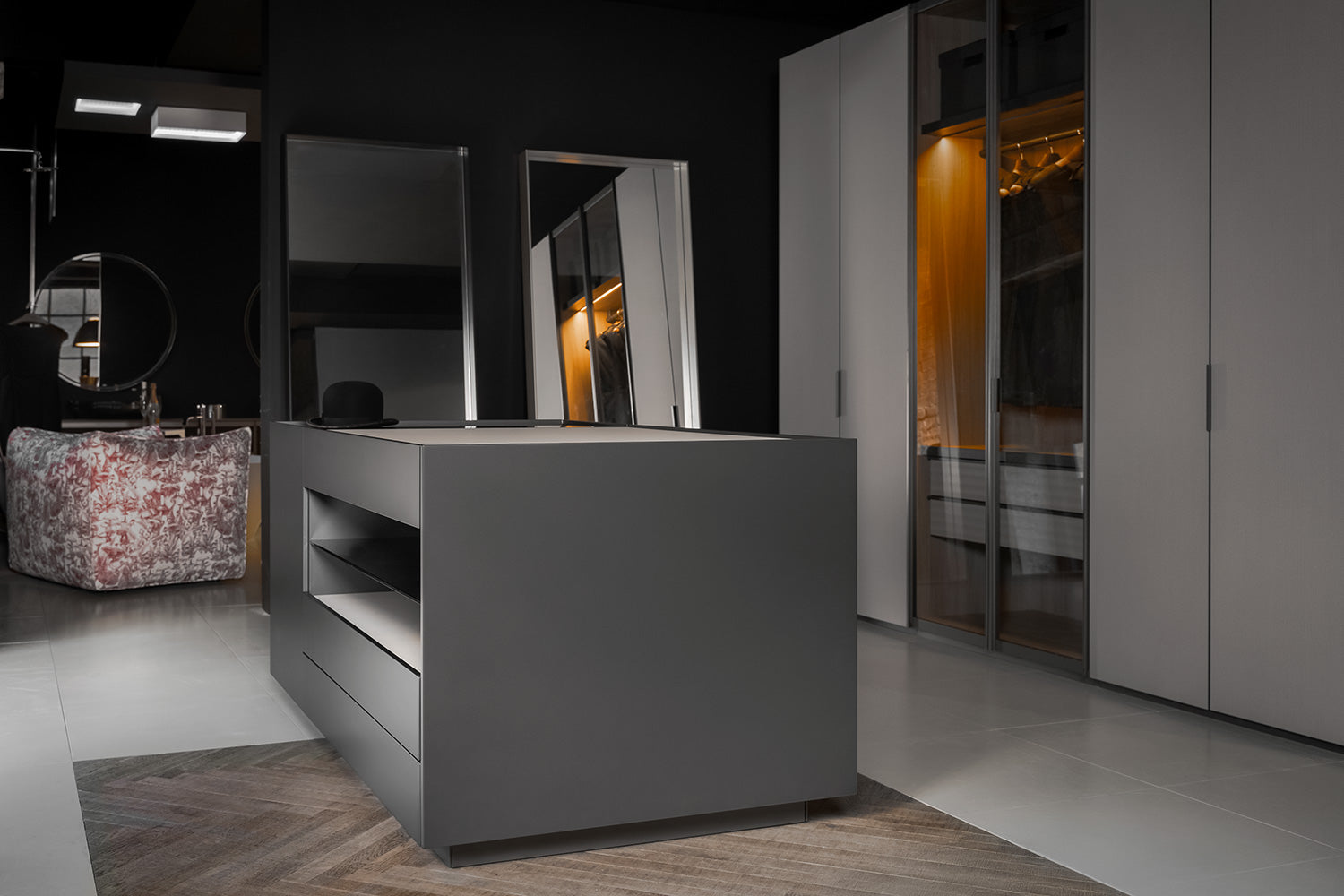 Poliform Set-Up Wardrobes and Island