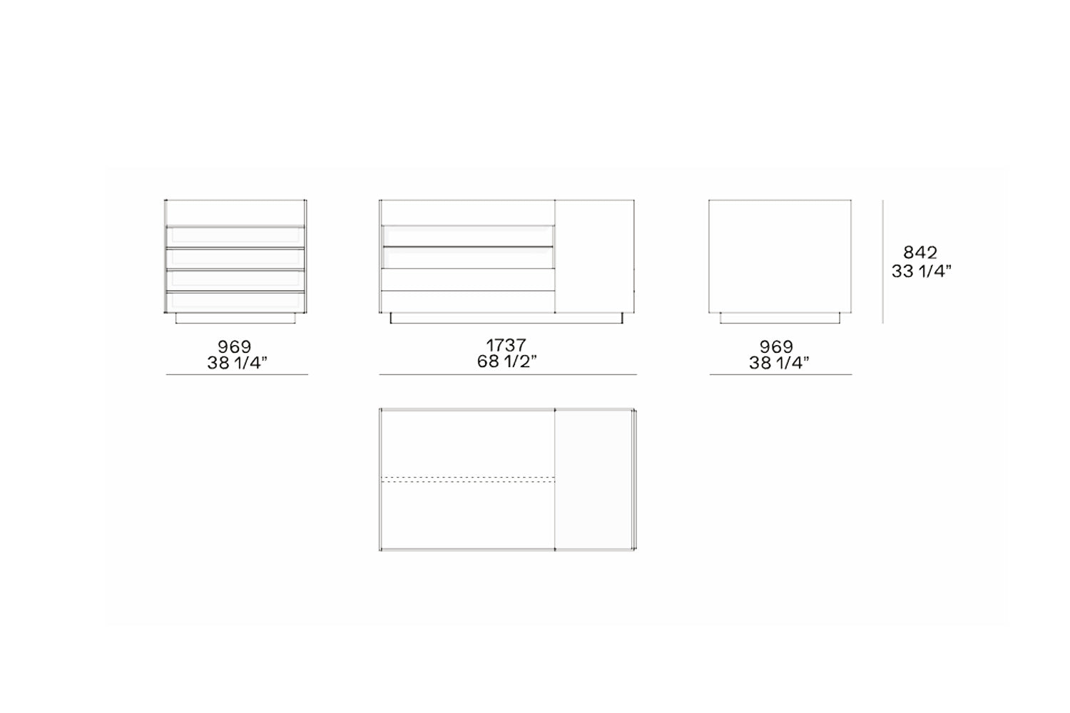 Poliform Set-Up Wardrobes and Island