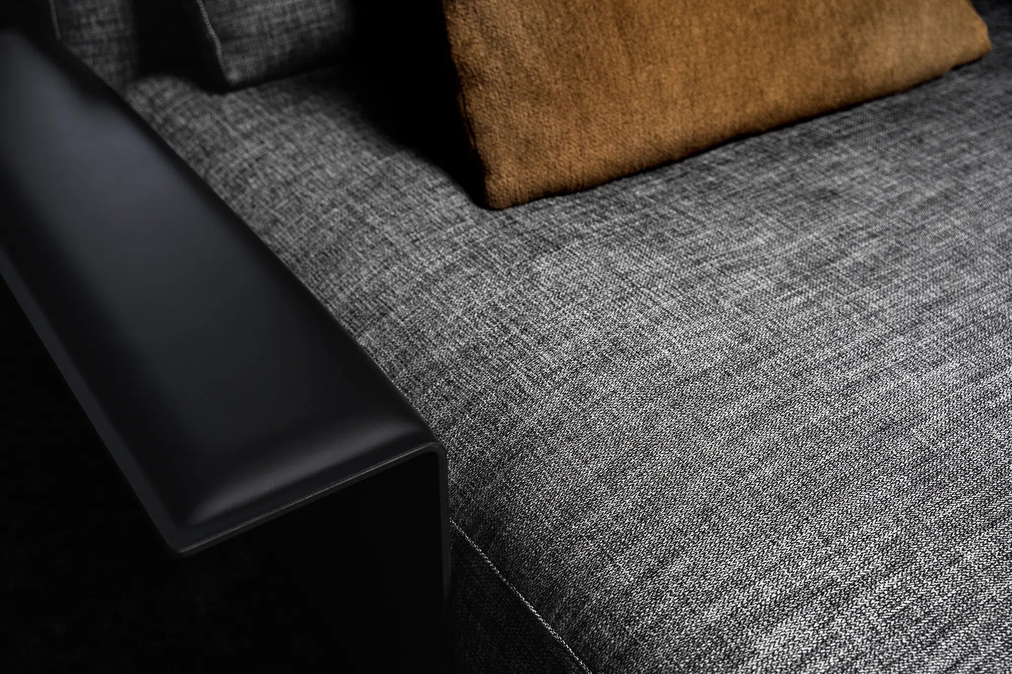 Poliform Westside Soft Sofa (Itaca 111 Grafite)