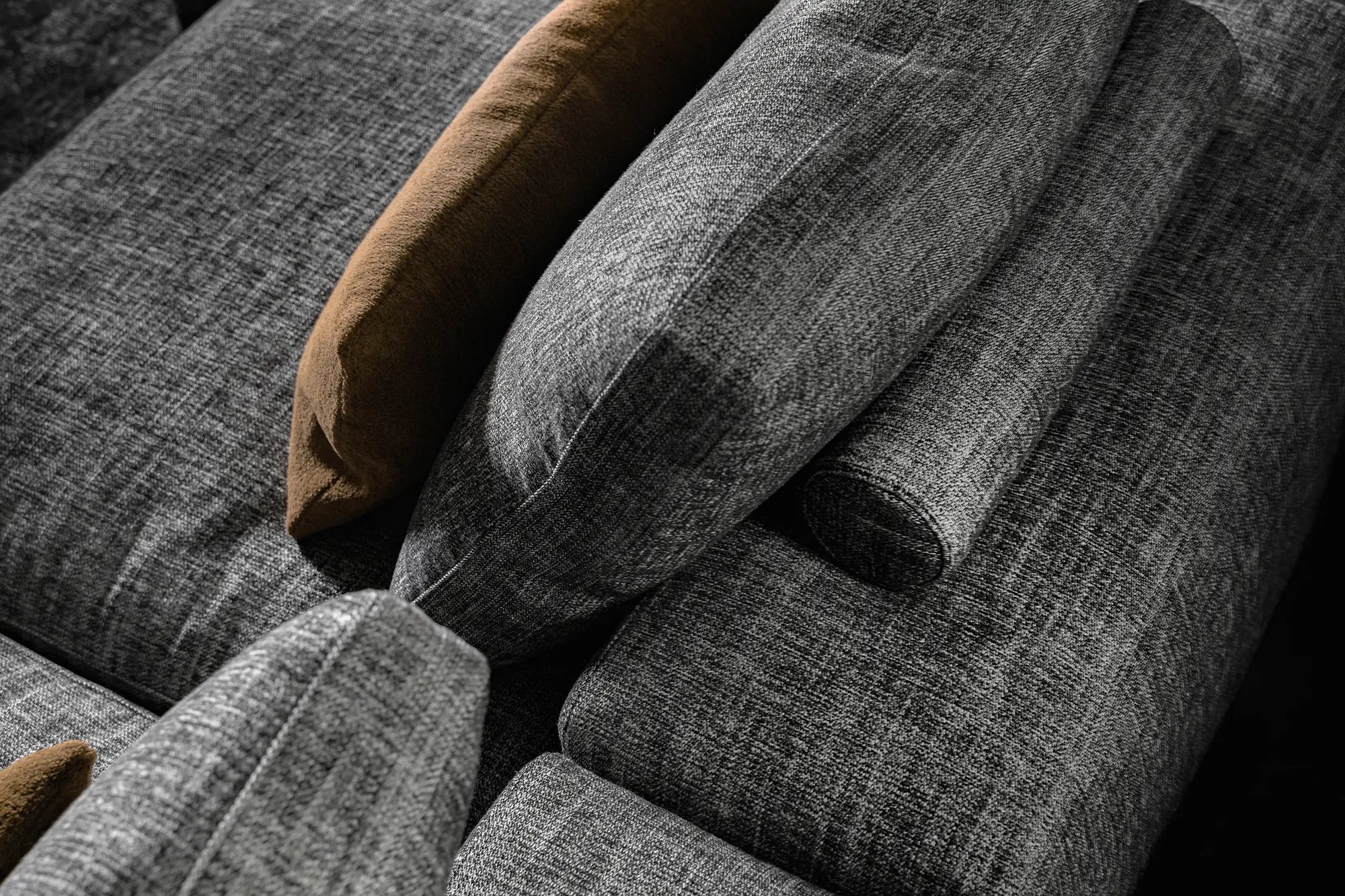 Poliform Westside Soft Sofa (Itaca 111 Grafite)