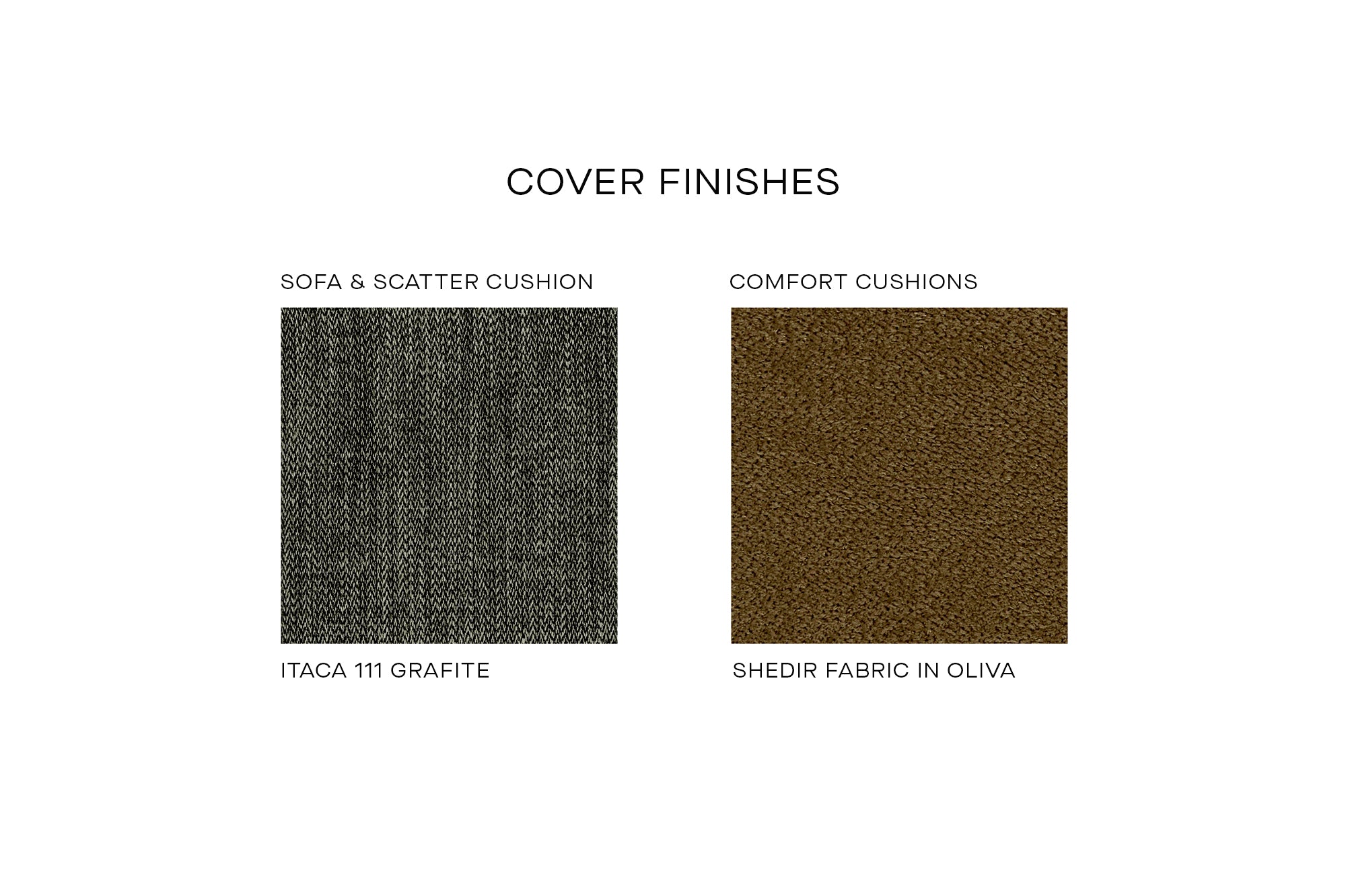 Poliform Westside Soft Sofa (Itaca 111 Grafite)