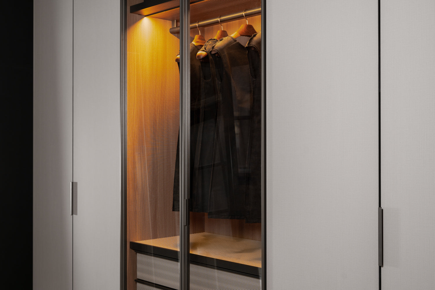 Poliform Set-Up Wardrobes and Island