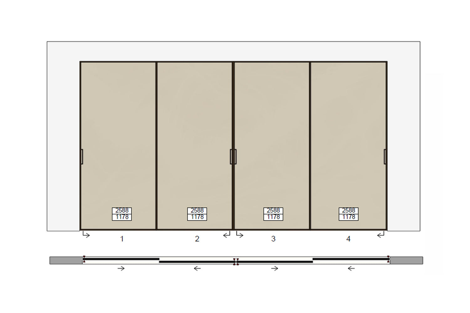 Rimadesio Velaria Sliding Doors