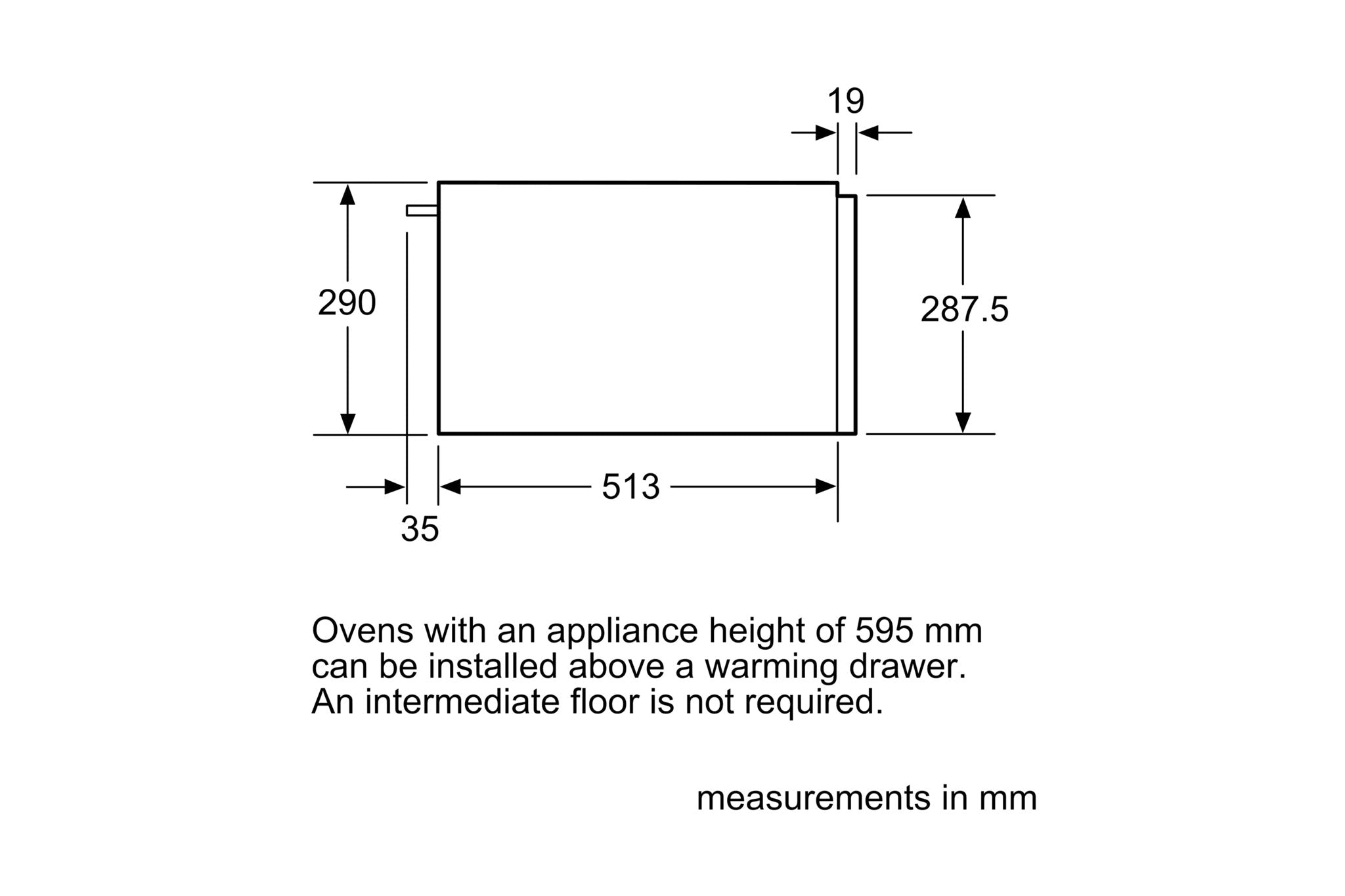 Siemans Warming Drawer BI630DNS1B