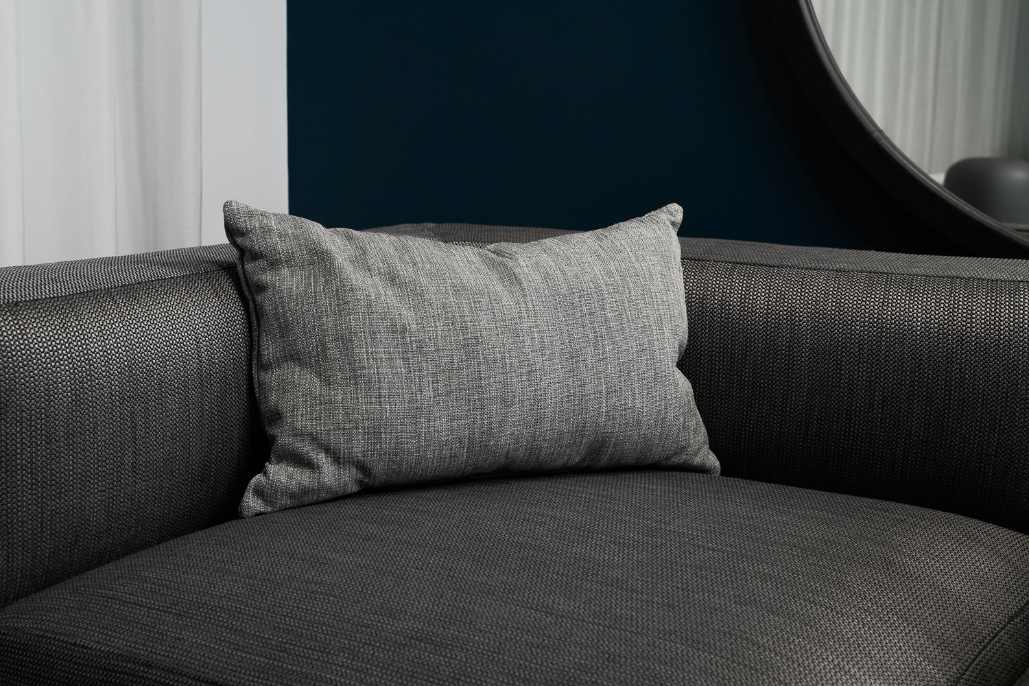 Talenti Light Grey Outdoor Cushion 60x40 โ Stephen Neall Interiors