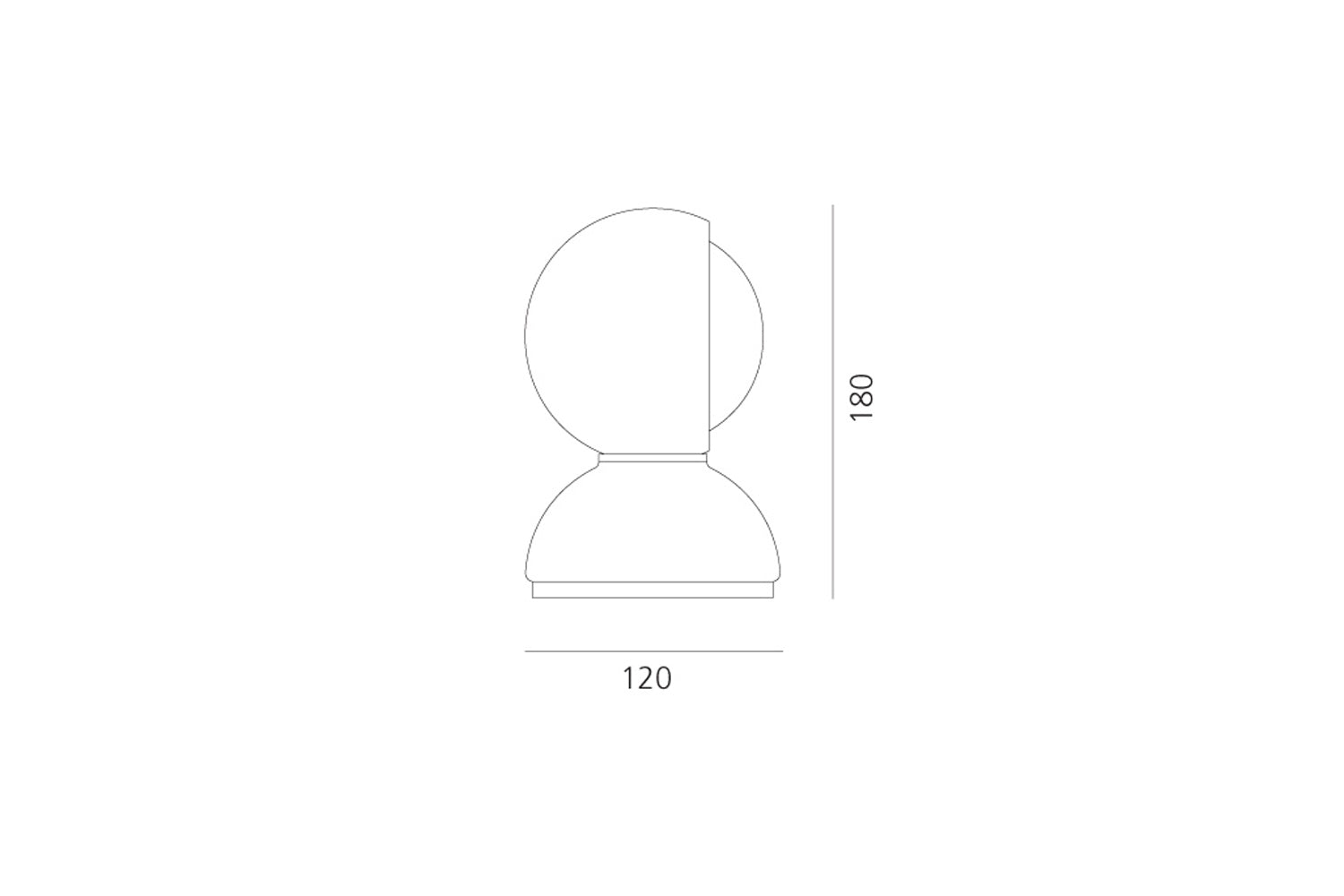 Artemide Eclisse T Gold