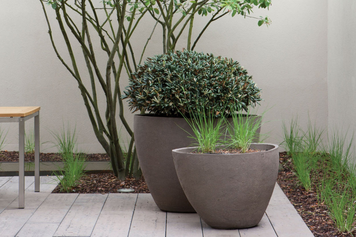 Atelier Vierkant Planter HK75G Grey