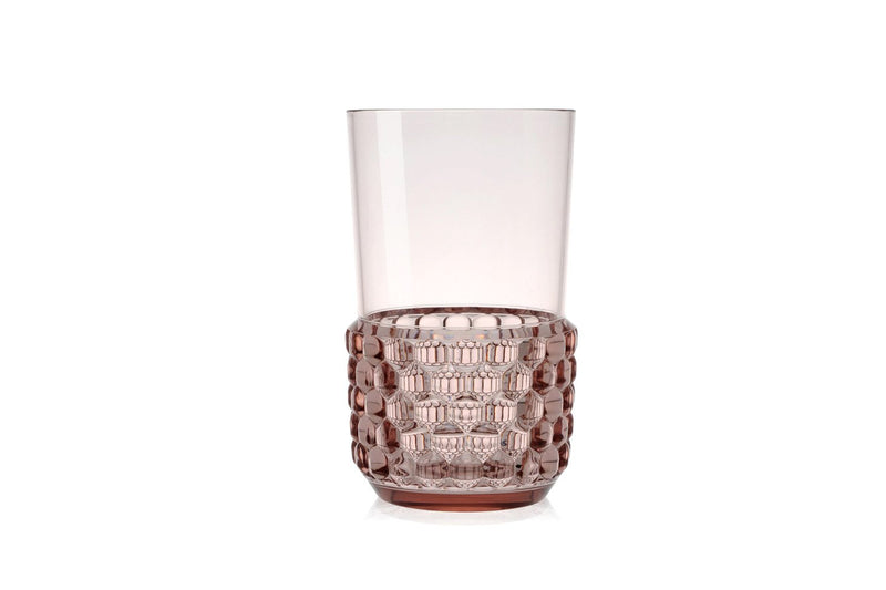 Kartell Jellies Family 4 x Long Drink Glass Pink (IN STOCK)