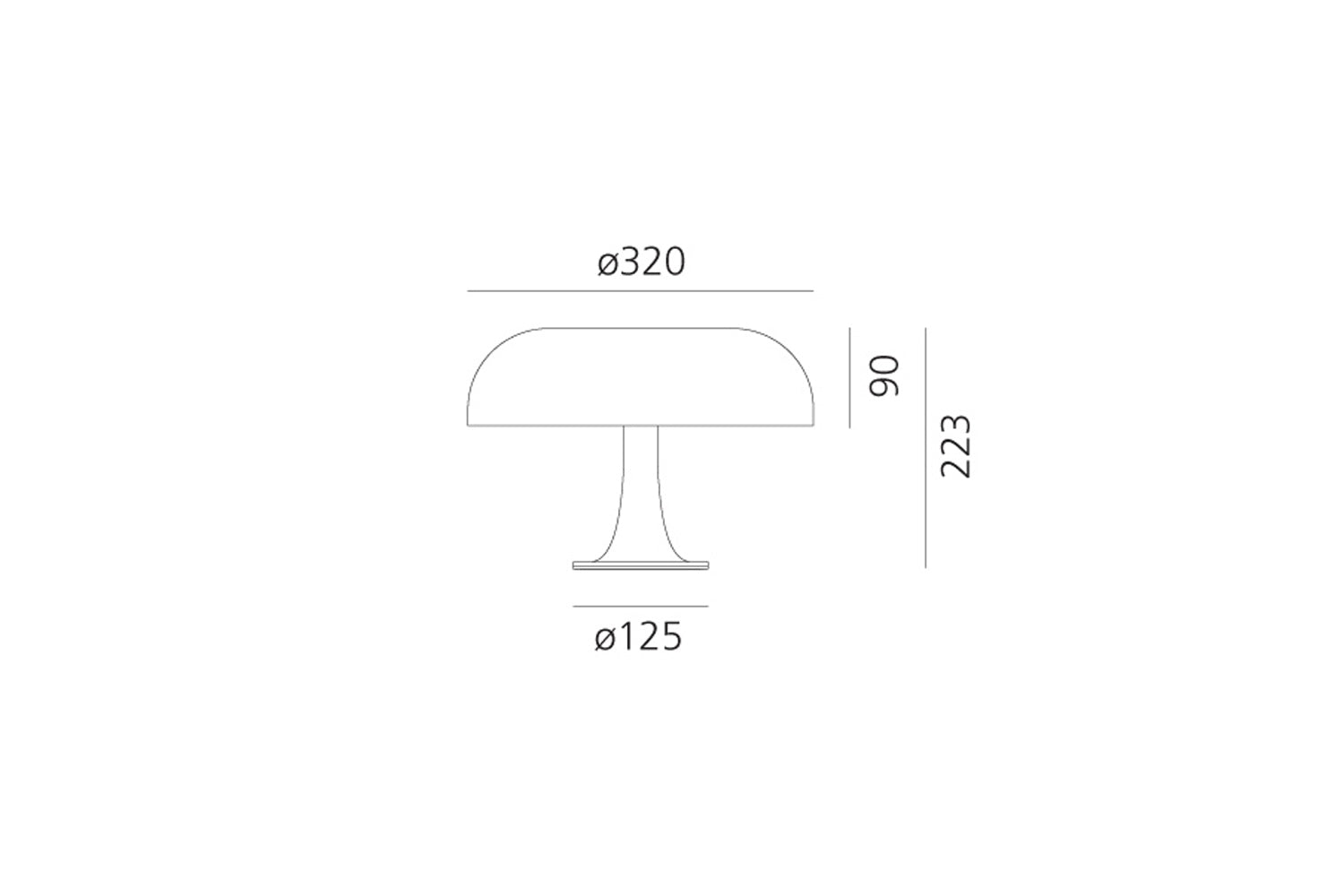 Artemide Nessino White