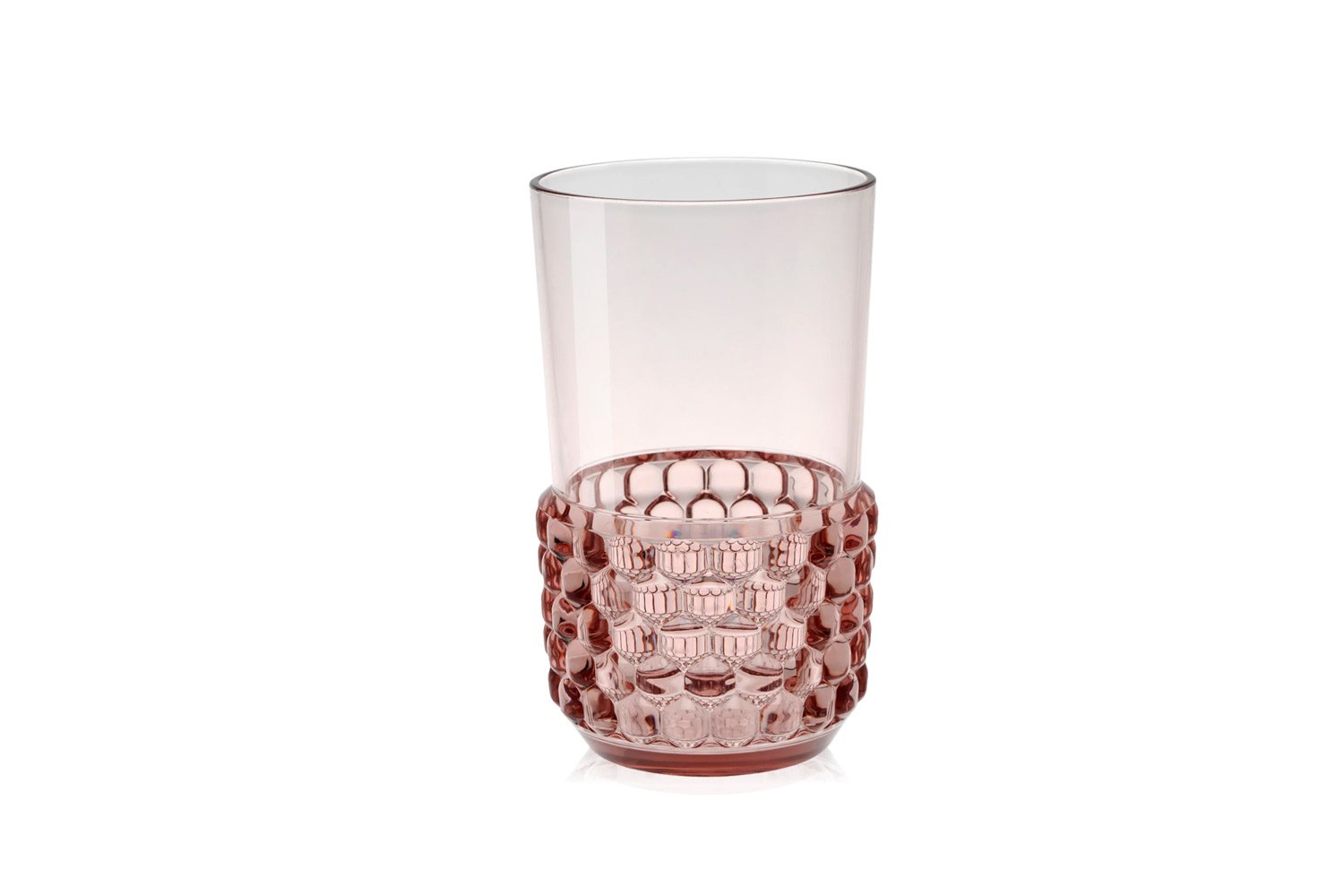 Kartell Jellies Family 4 x Long Drink Glass Pink