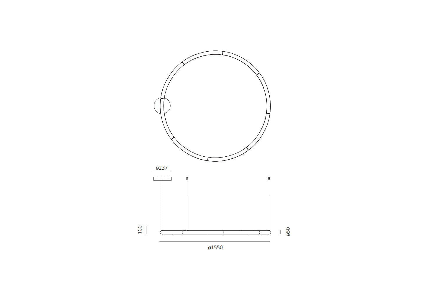 Artemide Alphabet of Light 155 Circular