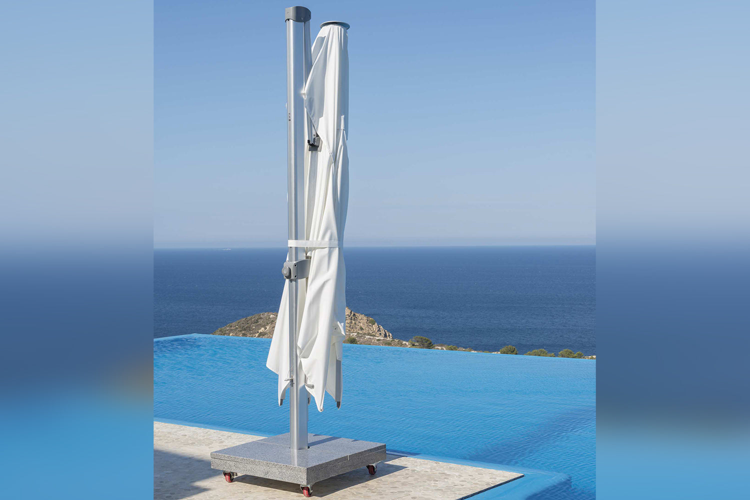 Talenti Zeus Parasol 4x4 White