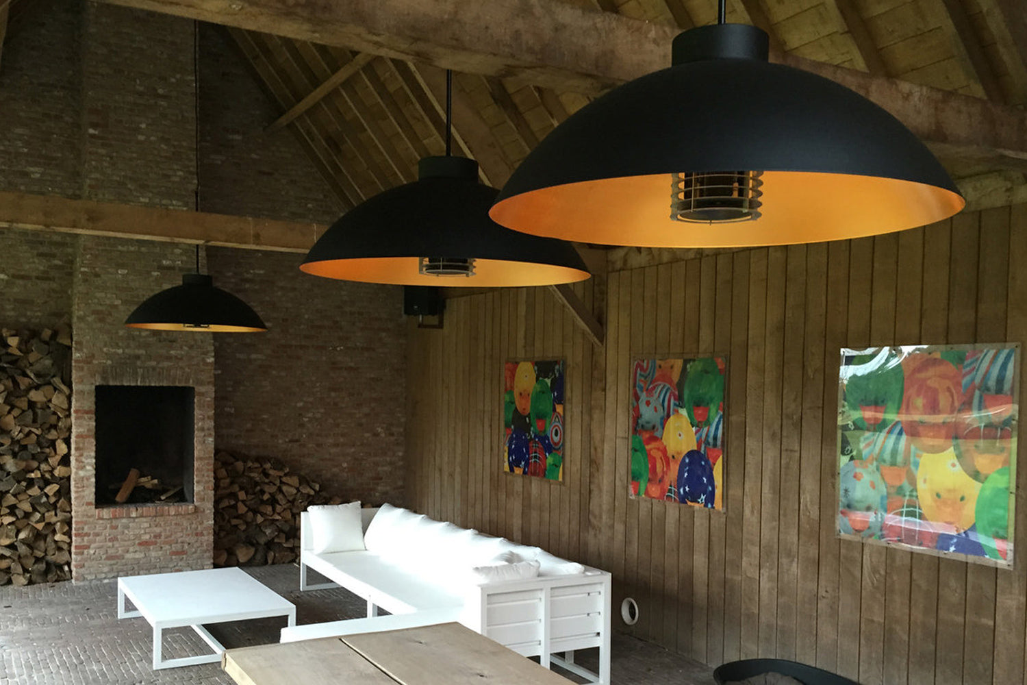 Heatsail Dome Pendant Outdoor Heater