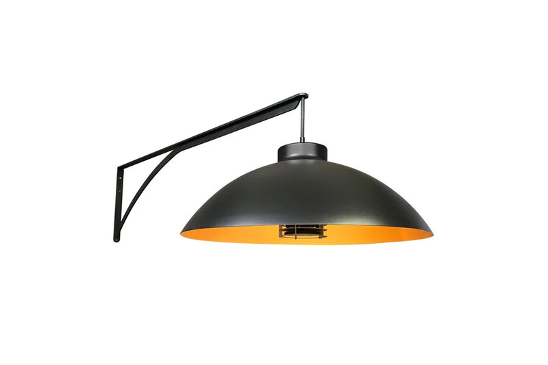 Heatsail Dome Pendant Outdoor Heater with Wall Bracket