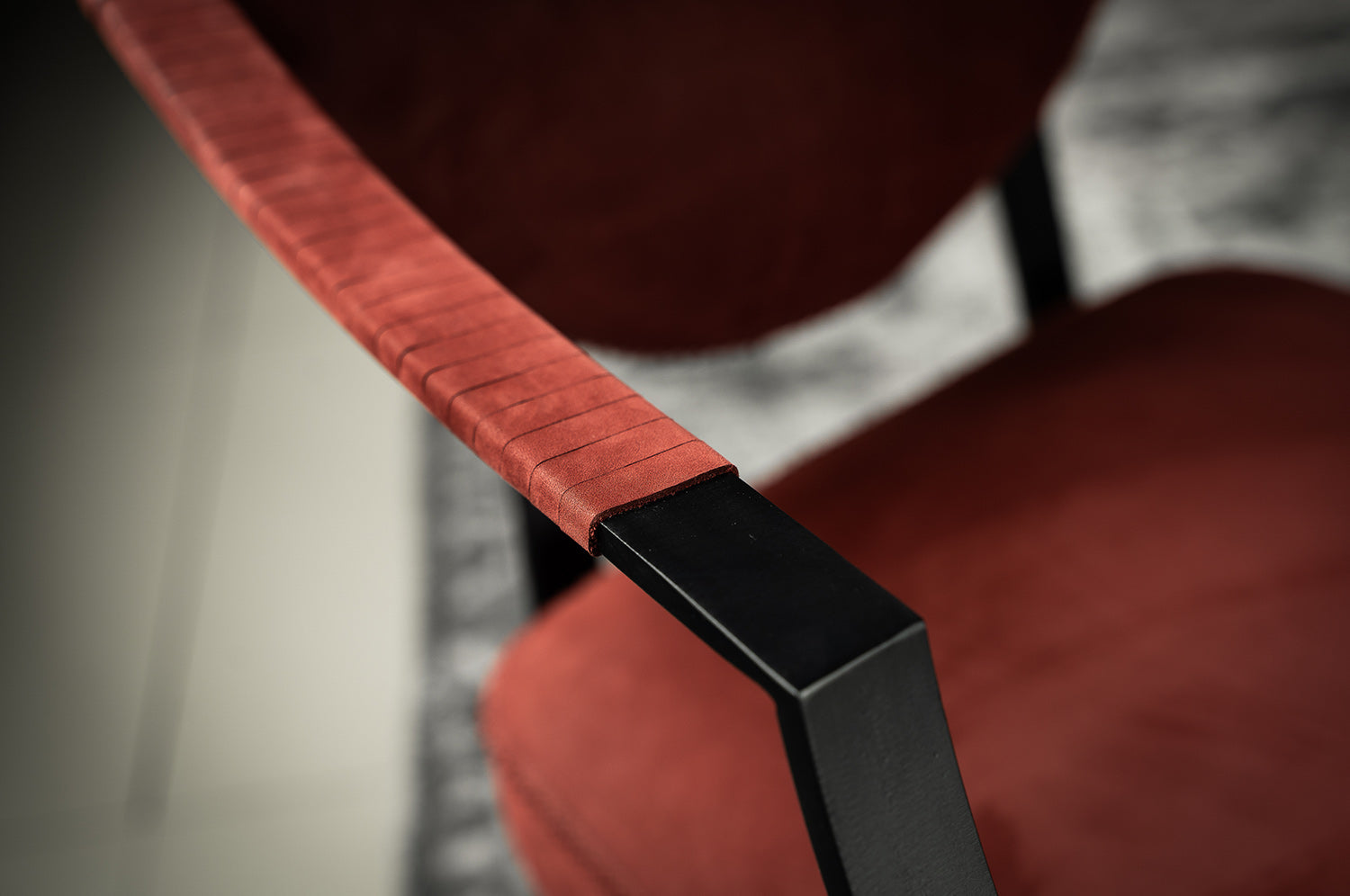 Baxter Gambretta Chair (Kashmir Bordeaux)