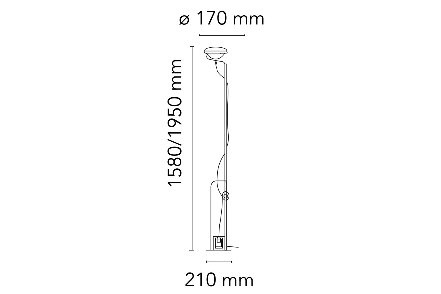 FLOS Toio Floor Lamp