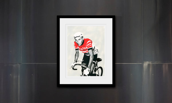 Jacques Anquetil by James Straffon