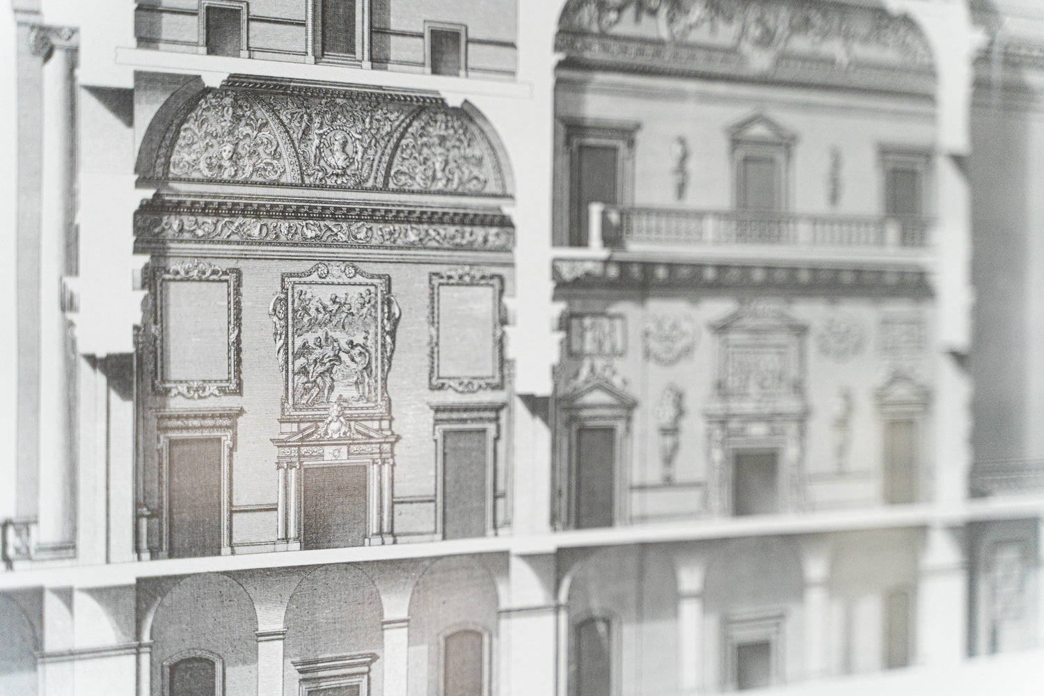 Ripley Architect 'Section of the Hall & Salone'