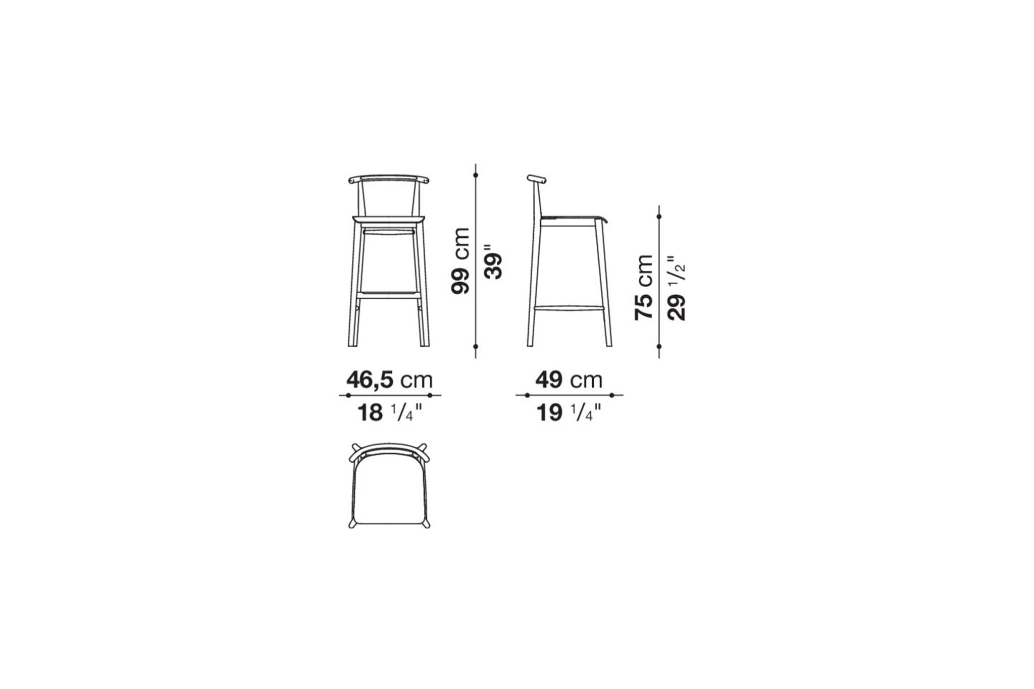 B&B Italia Jens Stool