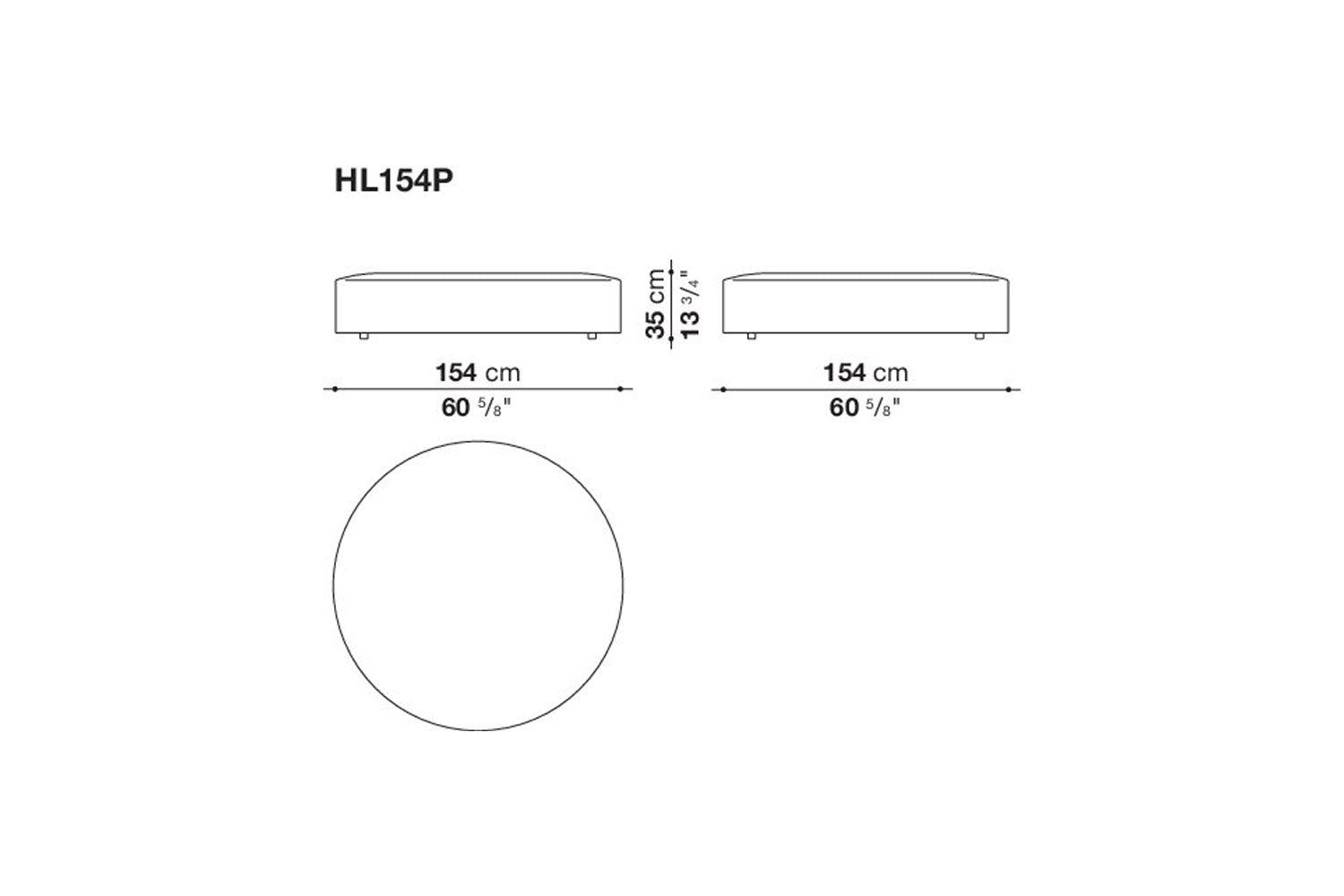 B&B Italia Harry Large Ottoman