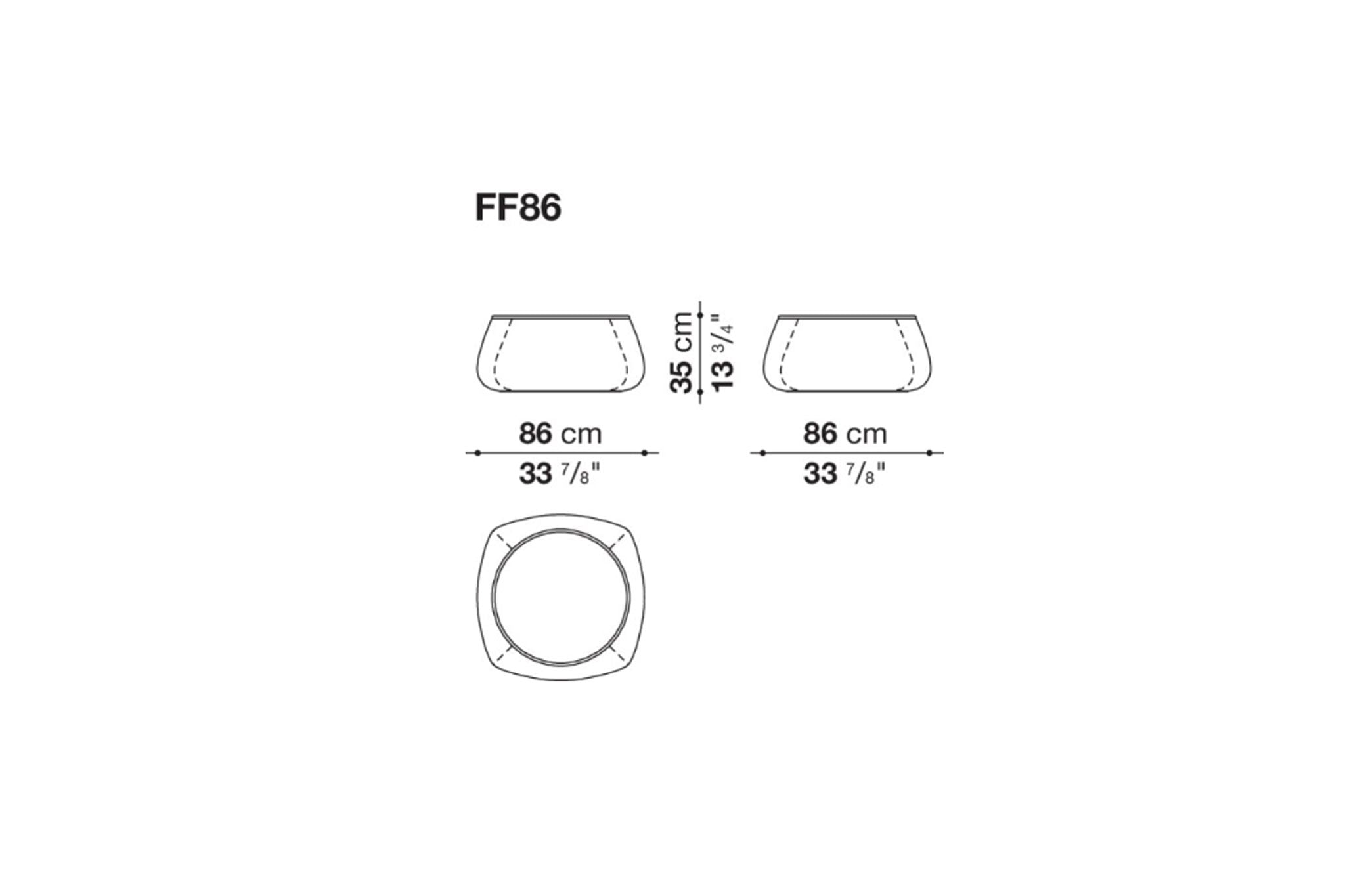 B&B Italia Fat-Fat Small Table