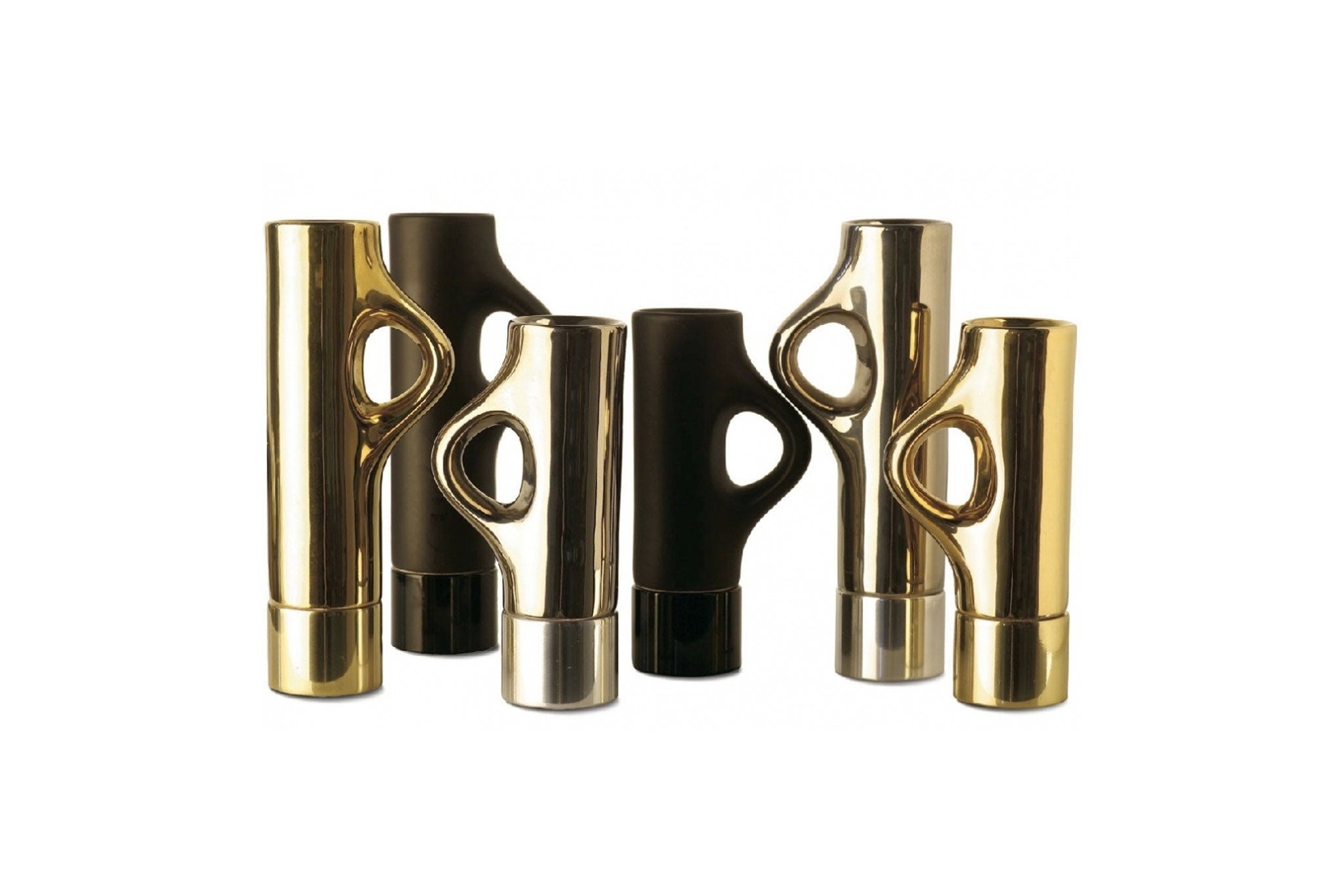 B&B Italia Pair of Lys Candle Holders